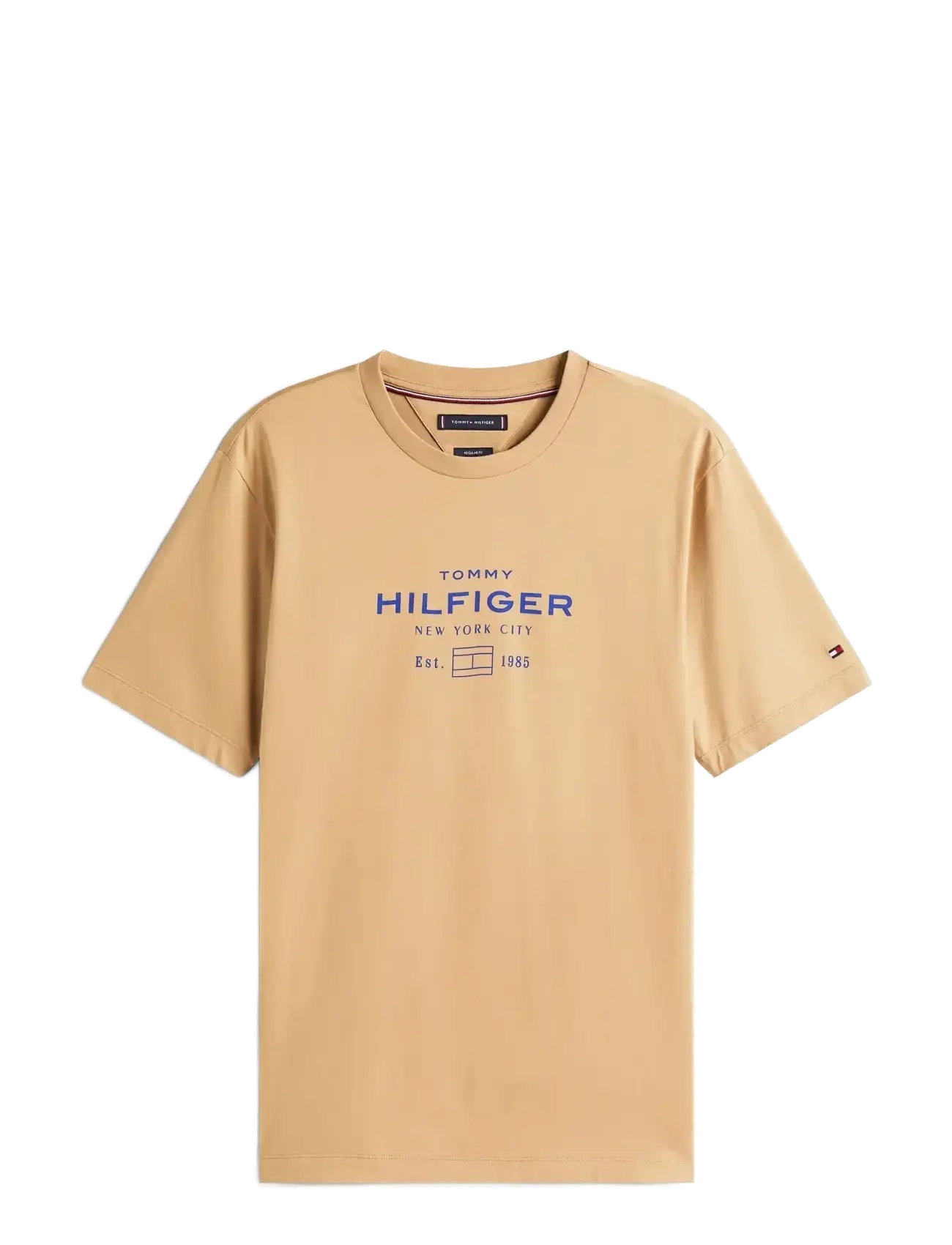 HILFIGER STACK GRAPHIC TEE - TIMELESS CAMEL