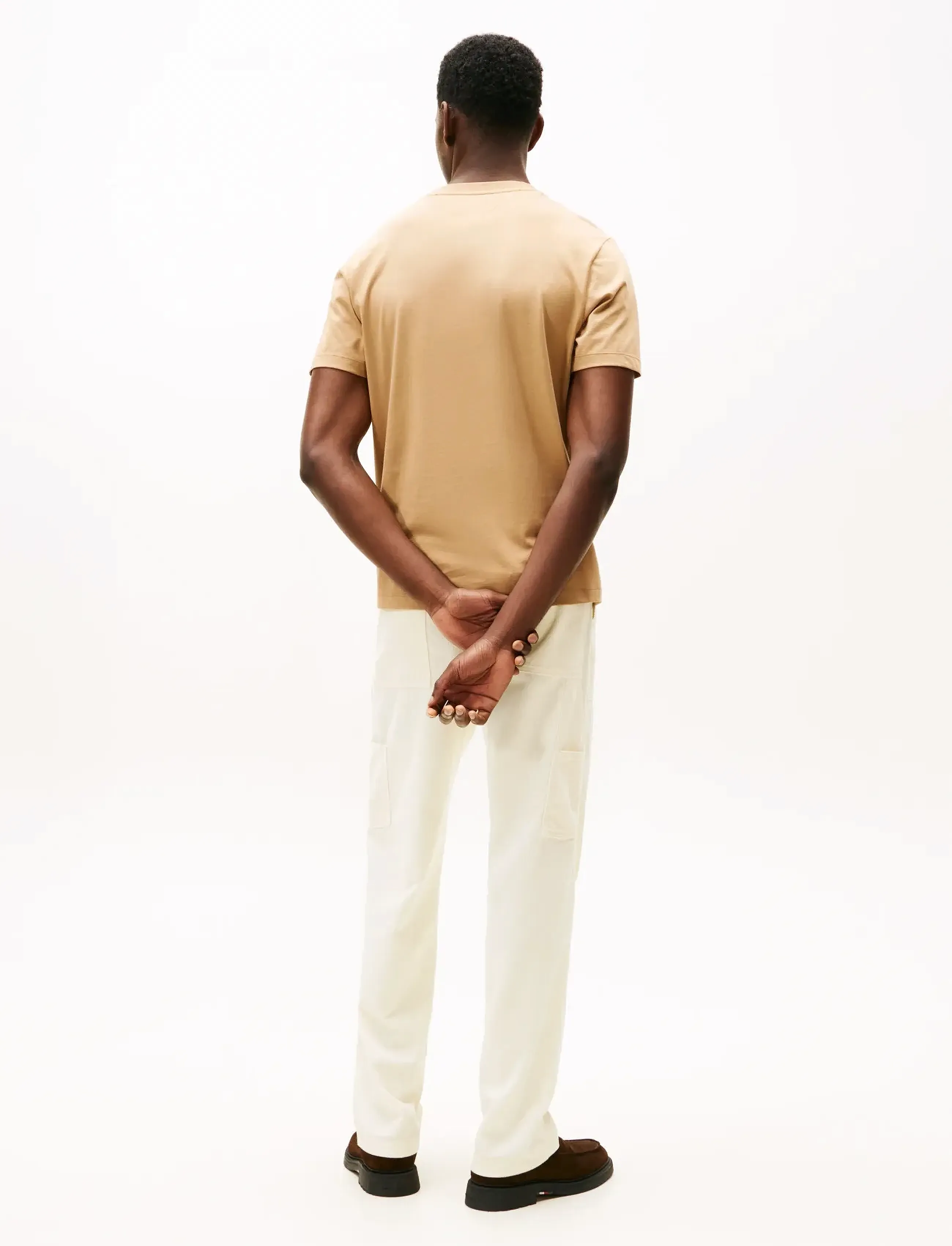 Tommy Hilfiger HILFIGER STACK GRAPHIC TEE - T-Shirts - TIMELESS CAMEL / beige