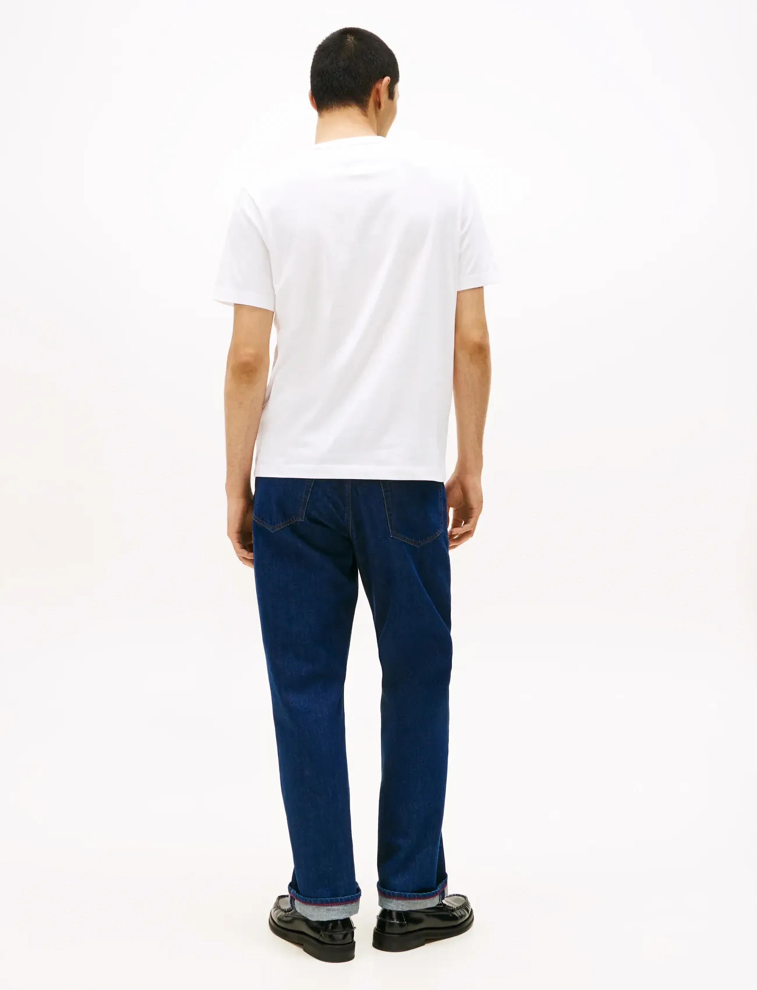 Tommy Hilfiger - HILFIGER STACK GRAPHIC TEE - kurzärmelig - white - 3