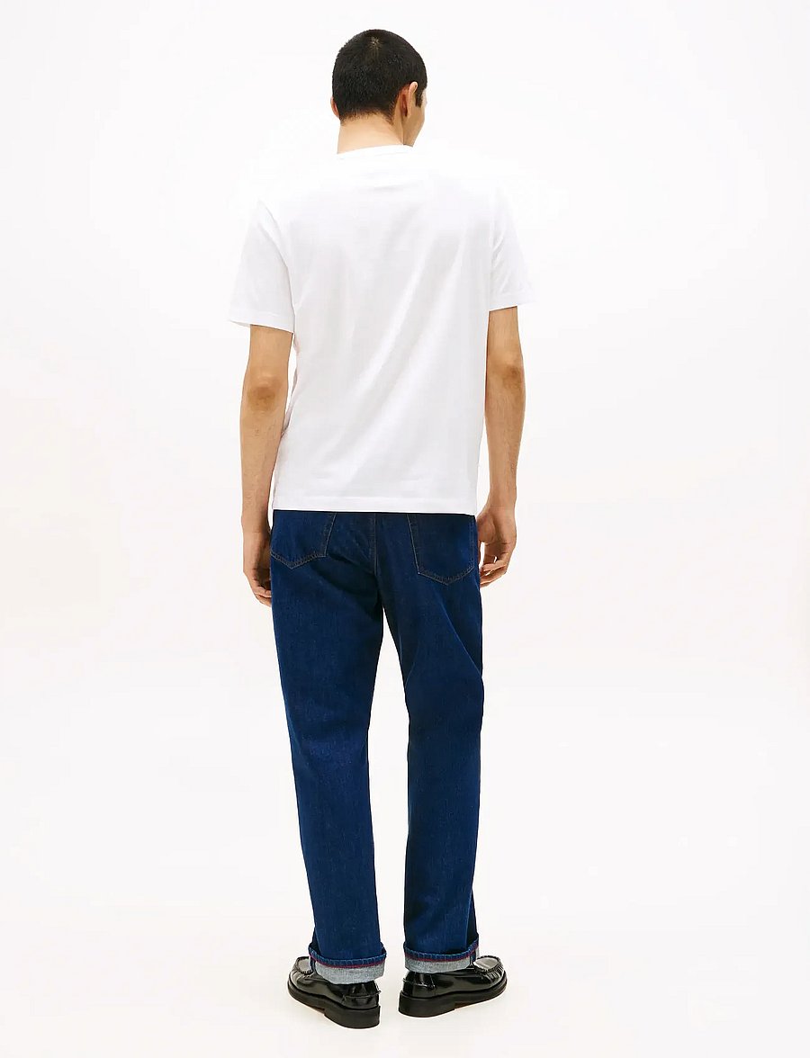 Tommy Hilfiger - HILFIGER STACK GRAPHIC TEE - short-sleeved t-shirts - white - 3