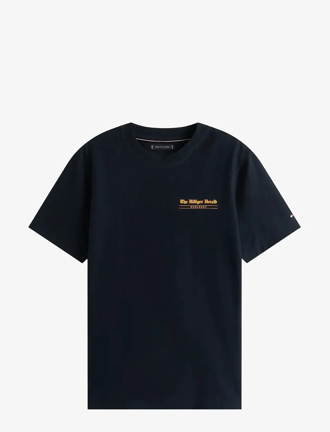 Tommy Hilfiger - HILFIGER HERALD BACK GRAPHIC TEE - kortærmede t-shirts - desert sky - 1