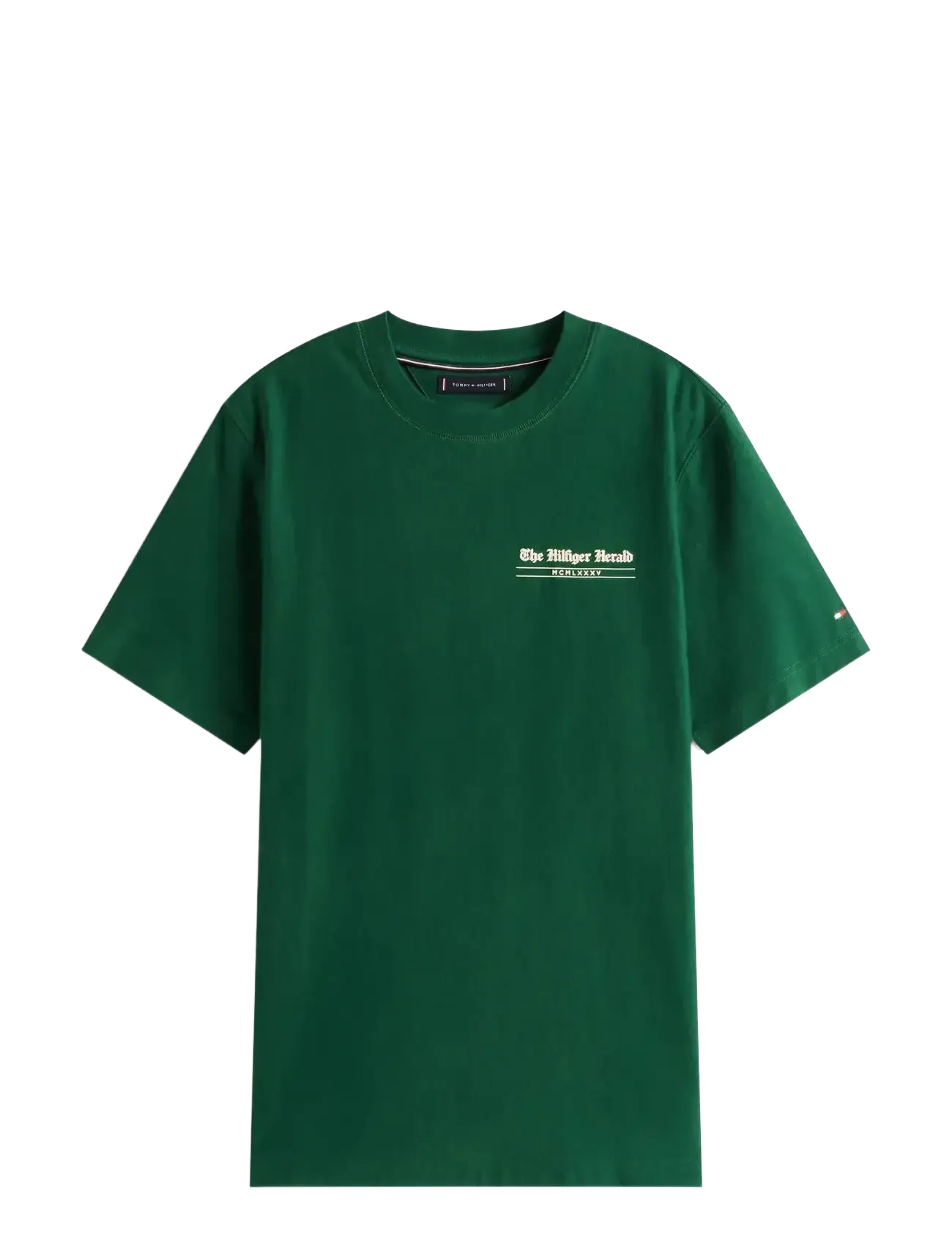 TOMMY HILFIGER Hilfiger Herald Back Graphic Tee Grün - XXL - Herren
