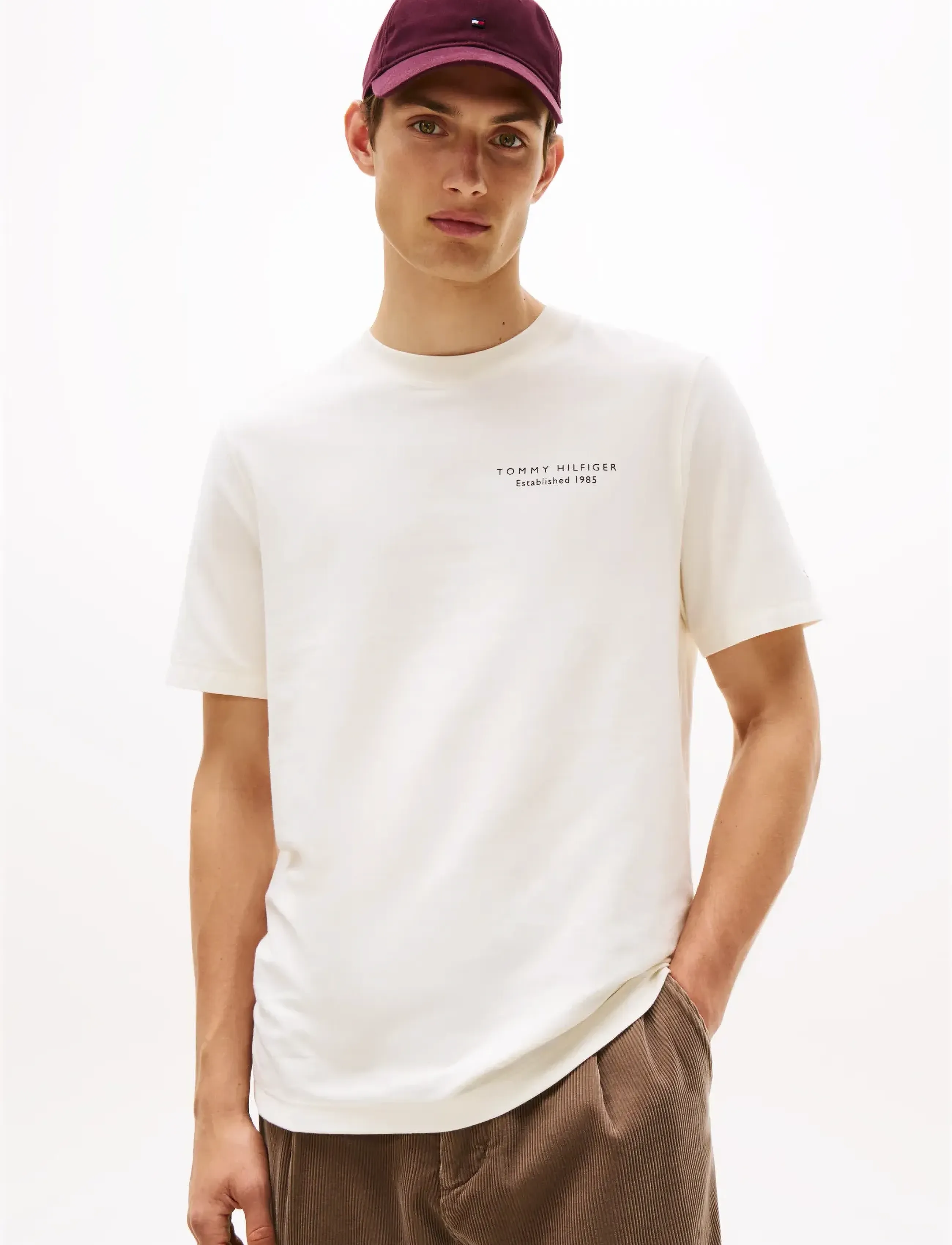Tommy Hilfiger Photo Print Graphic Tee, XL, White, T-Shirts > Kortærmede, Herre