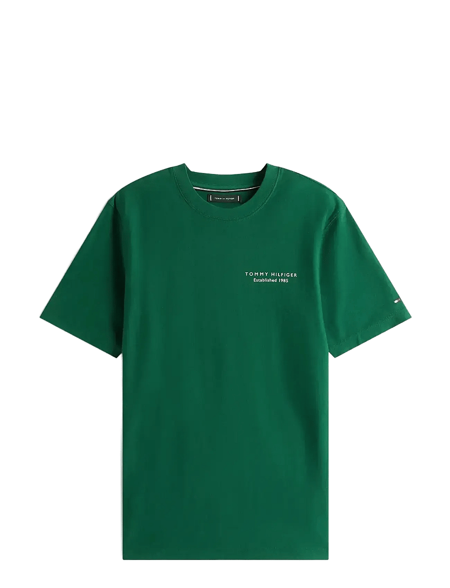 Tommy Hilfiger - PHOTO PRINT GRAPHIC TEE - lühikeste varrukatega t-särgid - ornamental green - 1
