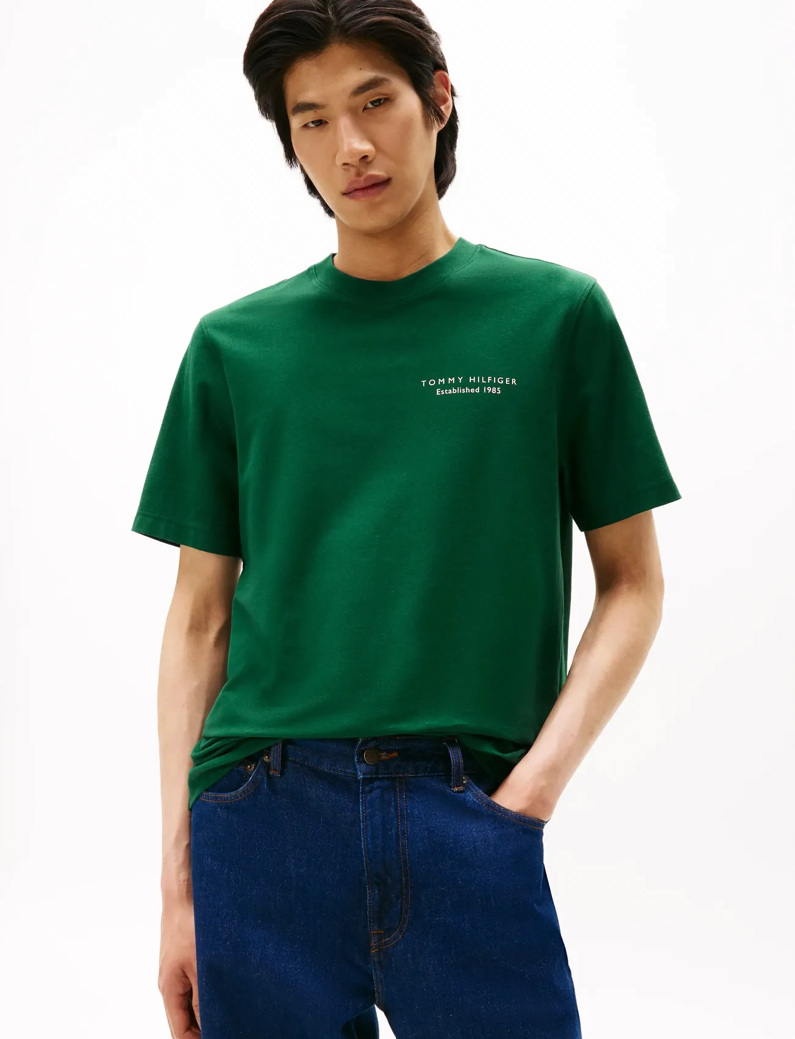 Tommy Hilfiger Photo Print Graphic Tee, M, Green, T-Shirts > Kortærmede, Herre