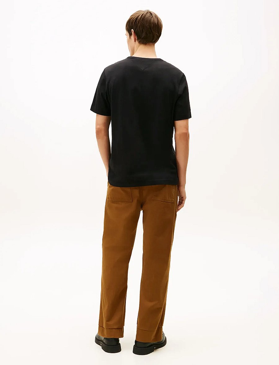 Tommy Hilfiger - SMALL CREST OUTLINE TEE - lühikeste varrukatega t-särgid - black - 3