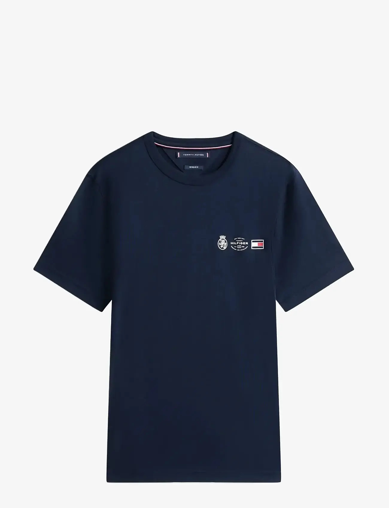 Tommy Hilfiger - SMALL CREST OUTLINE TEE - laveste priser - desert sky - 1