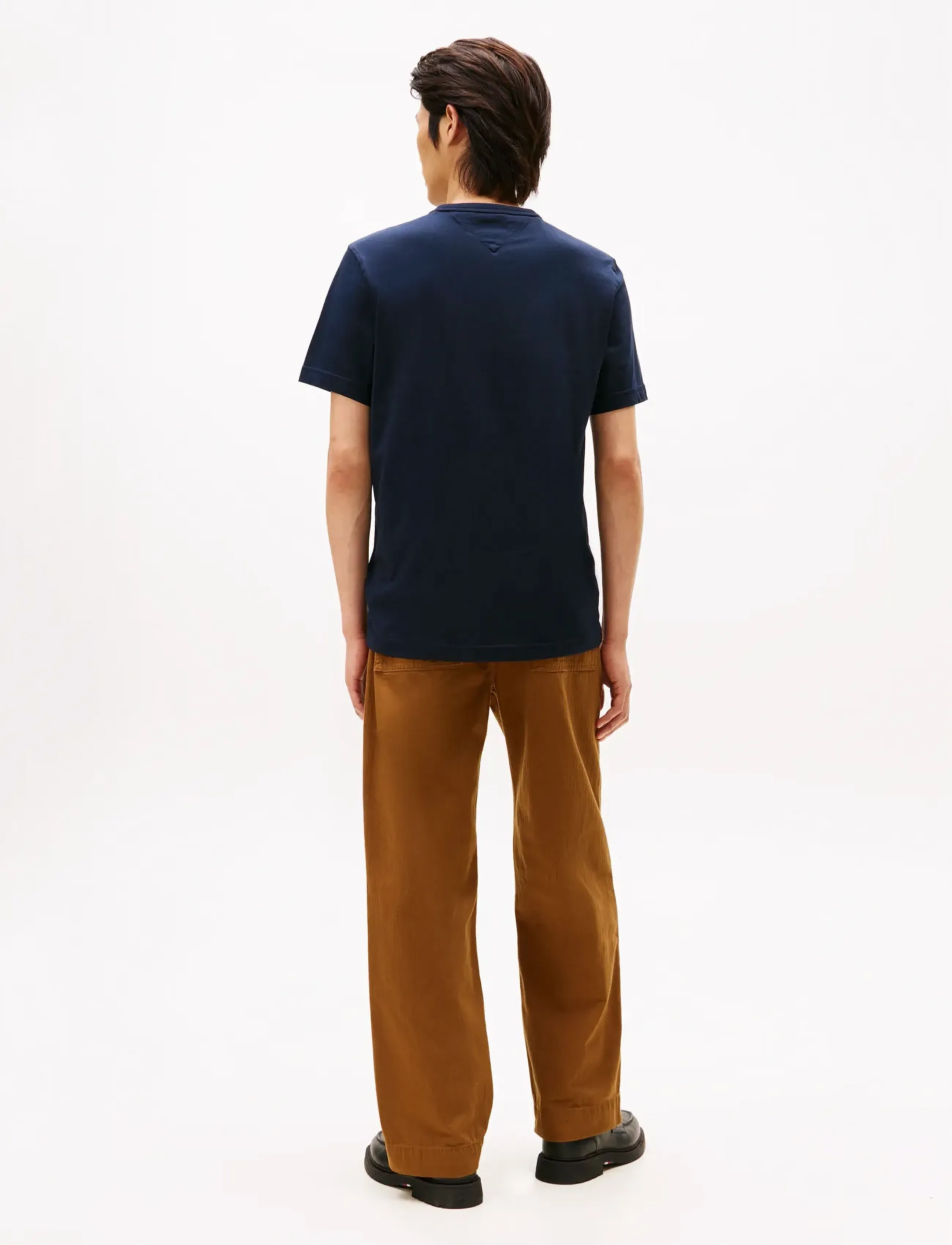 Tommy Hilfiger - SMALL CREST OUTLINE TEE - kortärmade t-shirts - desert sky - 3
