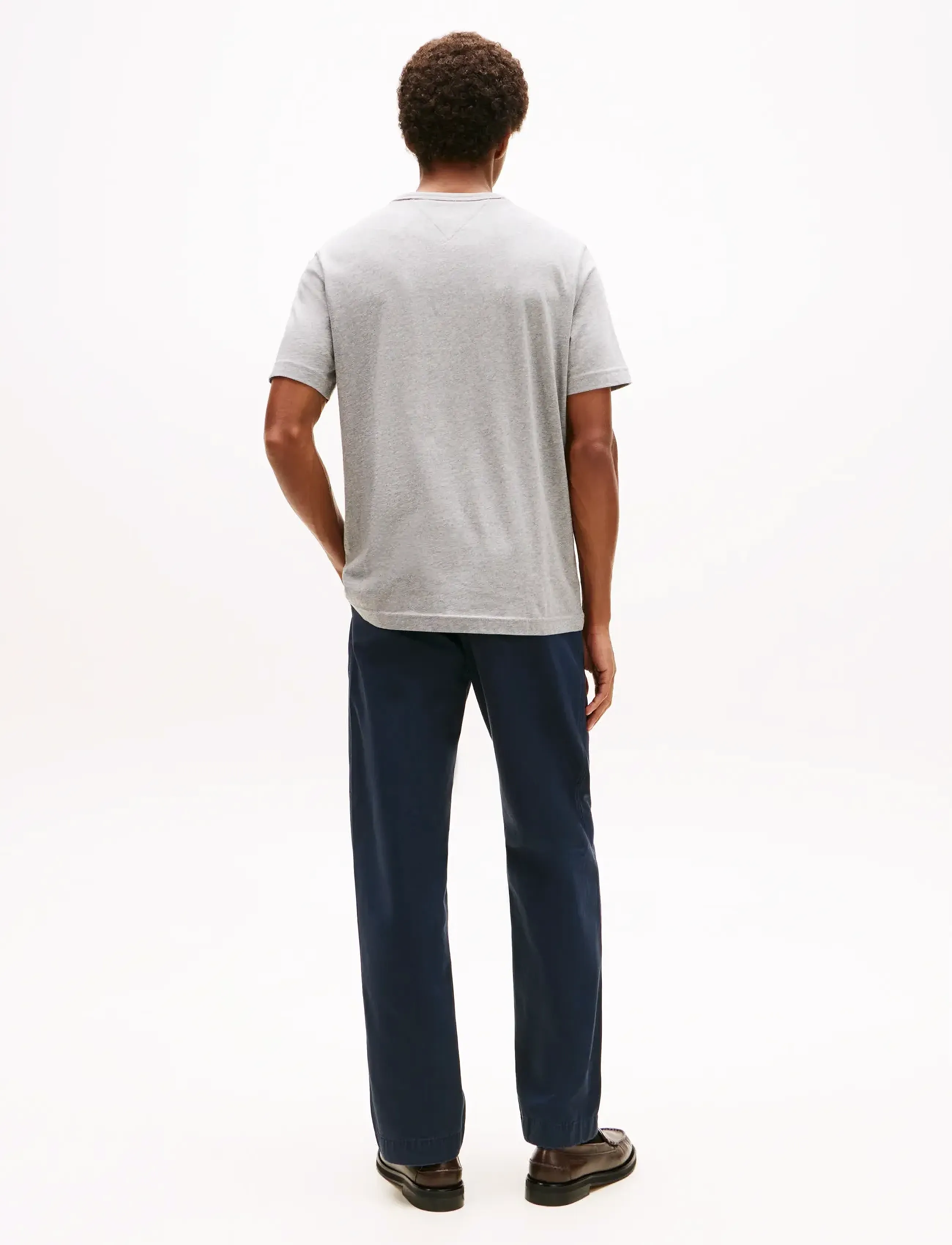 Tommy Hilfiger - SMALL CREST OUTLINE TEE - short-sleeved t-shirts - medium grey heather - 3