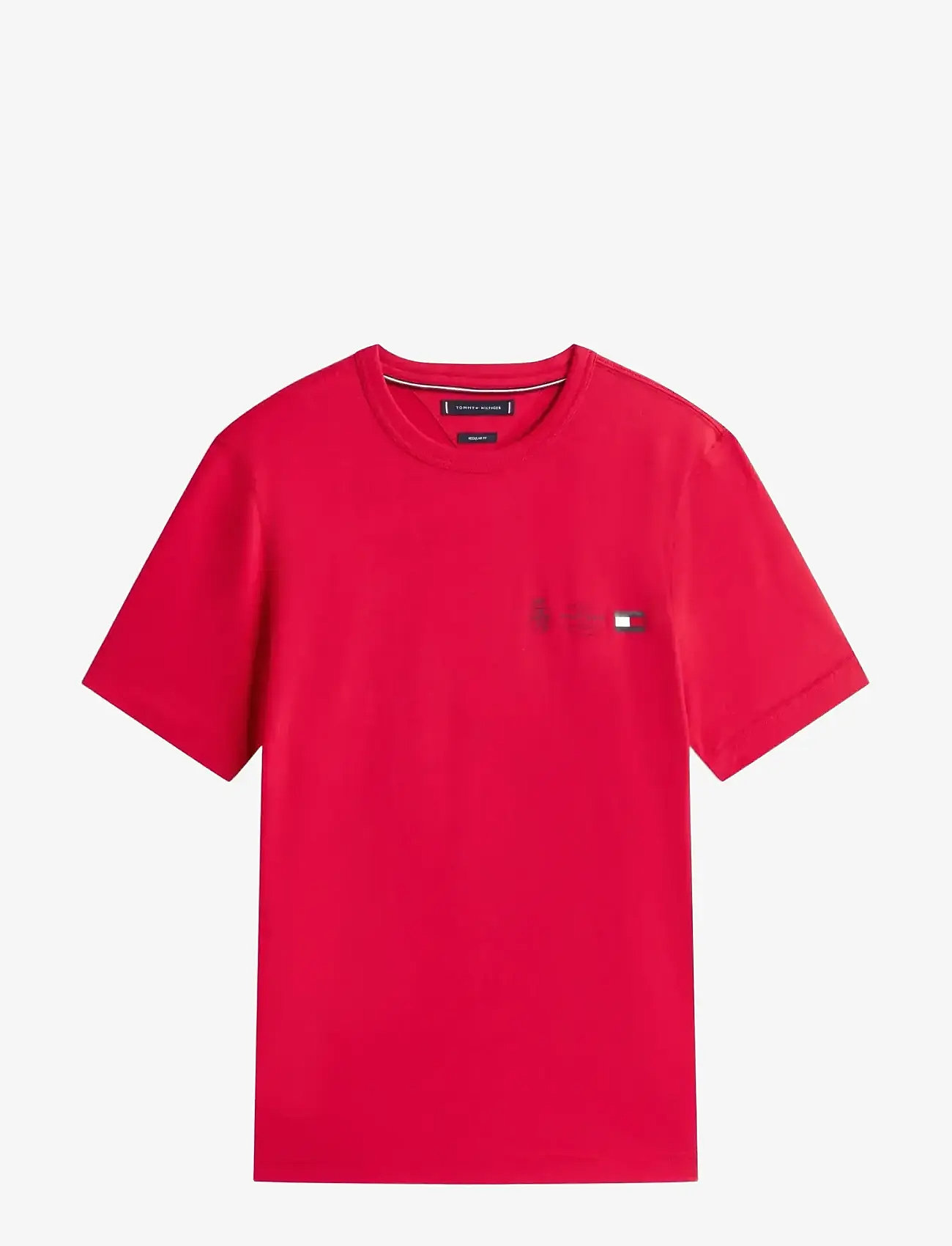 Tommy Hilfiger - SMALL CREST OUTLINE TEE - kurzärmelig - medium red - 1