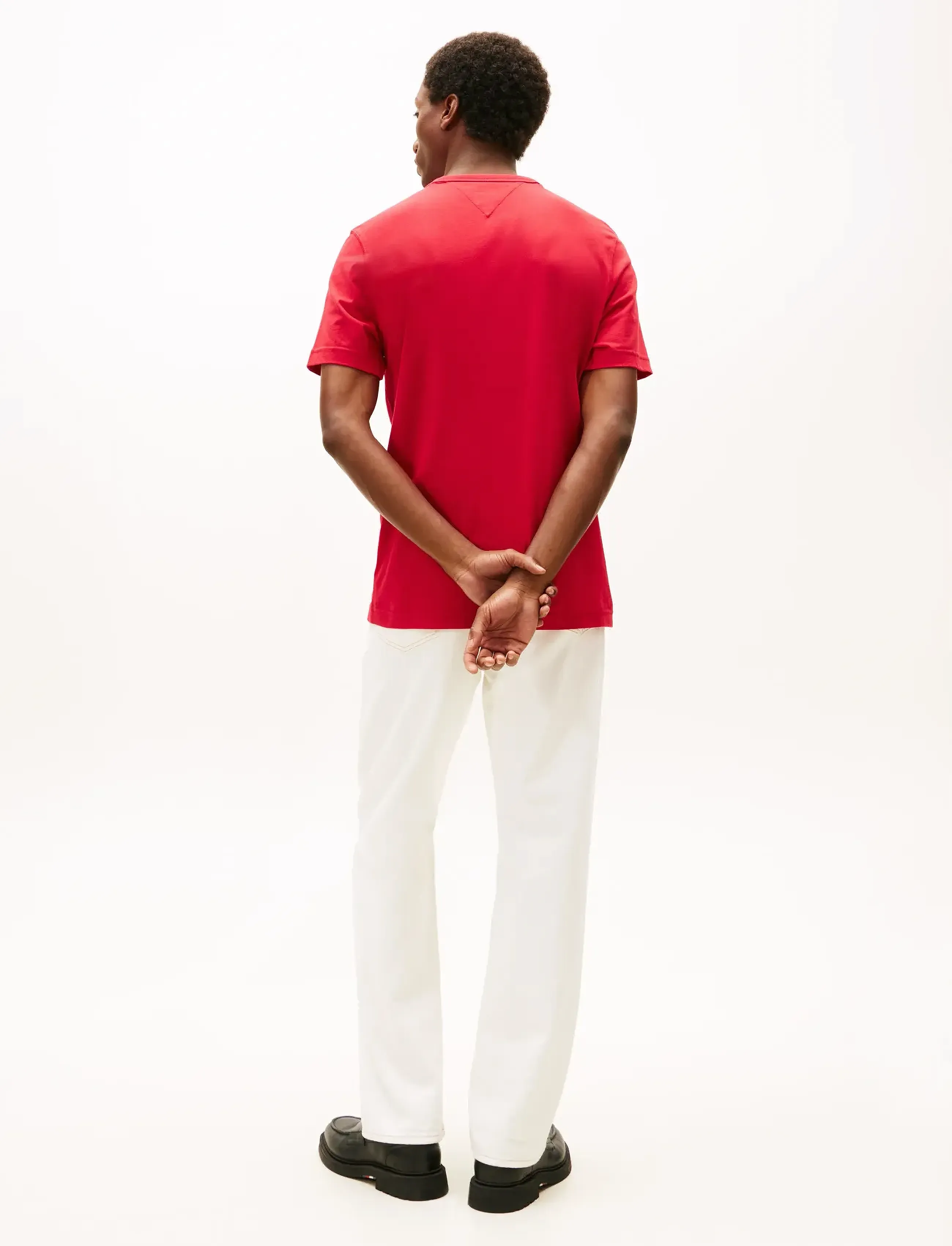 Tommy Hilfiger - SMALL CREST OUTLINE TEE - short-sleeved t-shirts - medium red - 3