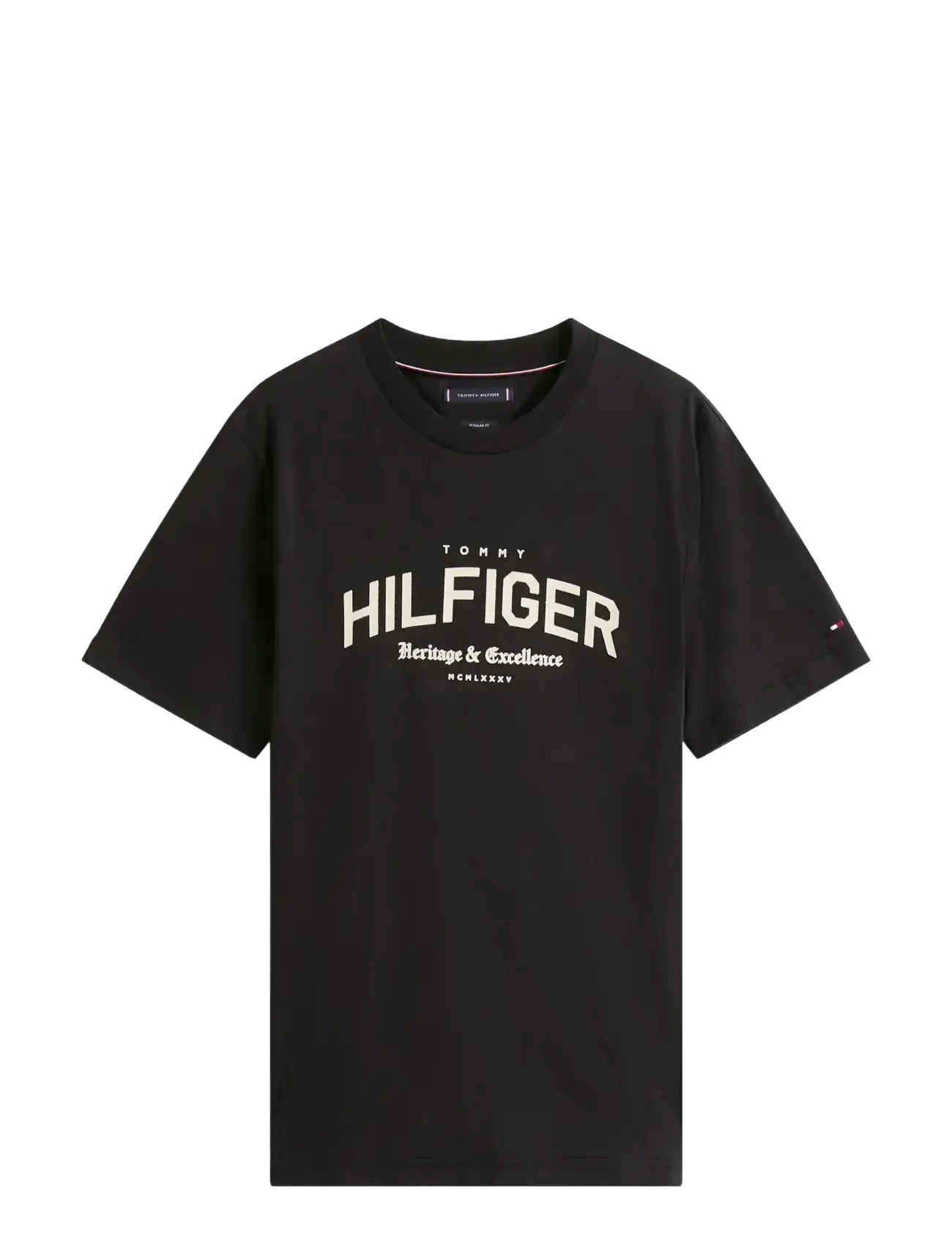 TOMMY HILFIGER Hilfiger Arch Tee Schwarz - M - Herren