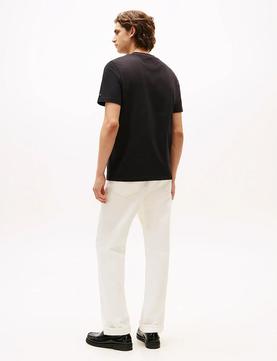Tommy Hilfiger - HILFIGER ARCH TEE - kortærmede t-shirts - black - 3