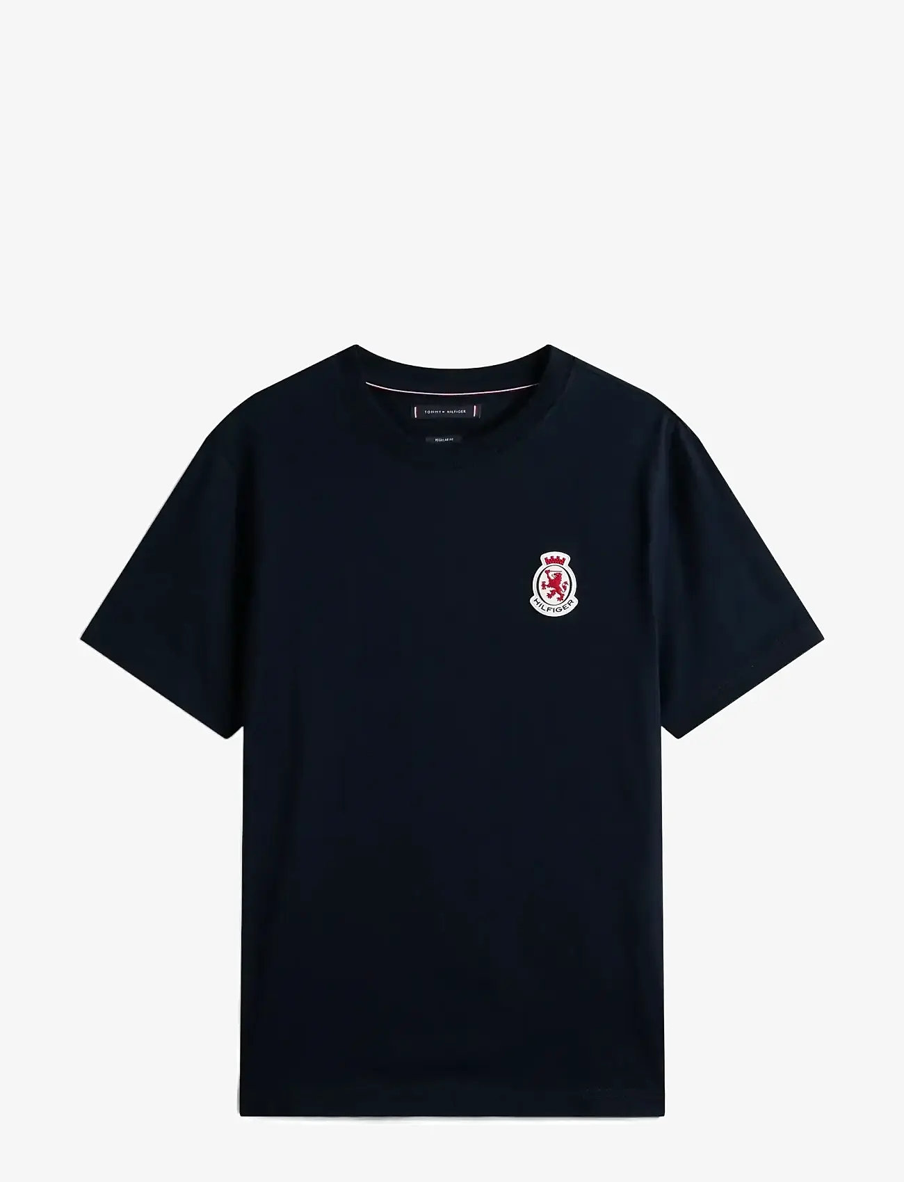 Tommy Hilfiger - RWB CREST  TEE - kortärmade t-shirts - desert sky - 1
