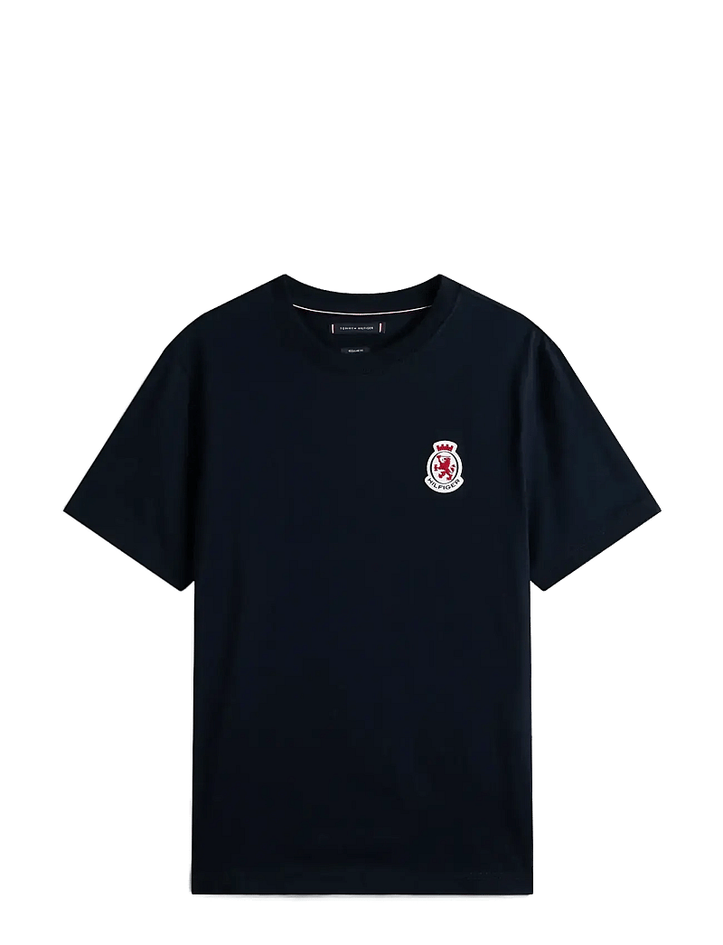 Tommy Hilfiger - RWB CREST TEE - kortärmade t-shirts - desert sky - 1