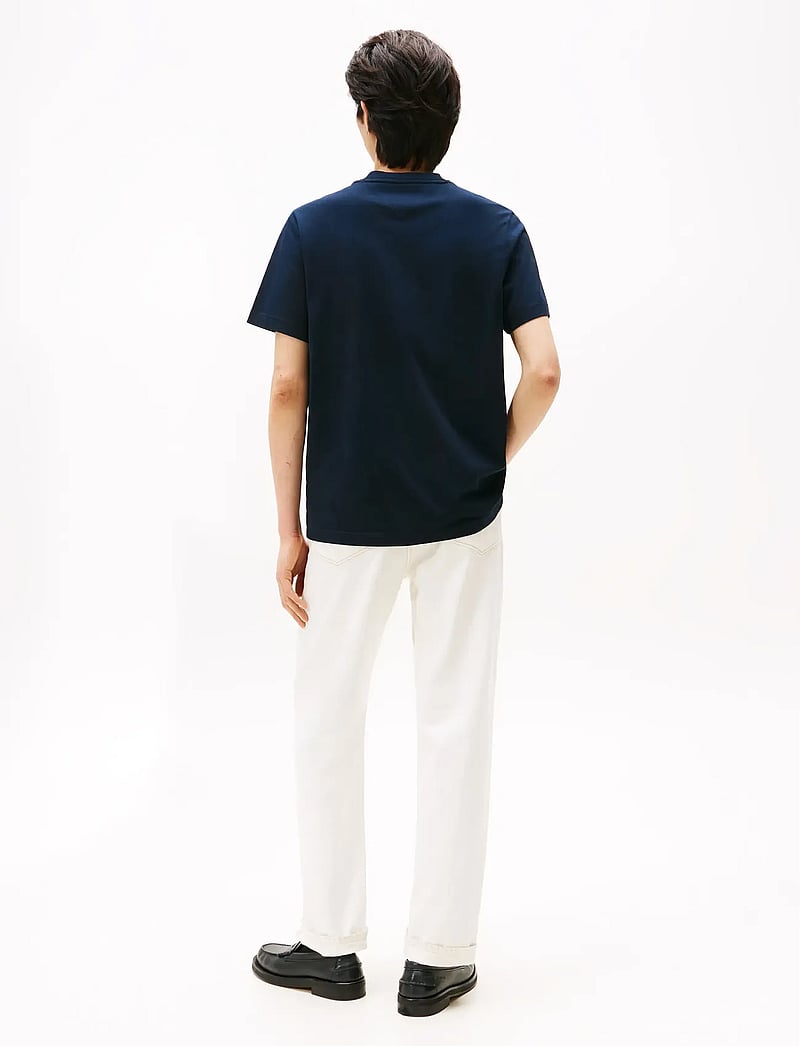 Tommy Hilfiger - RWB CREST TEE - kortärmade t-shirts - desert sky - 3