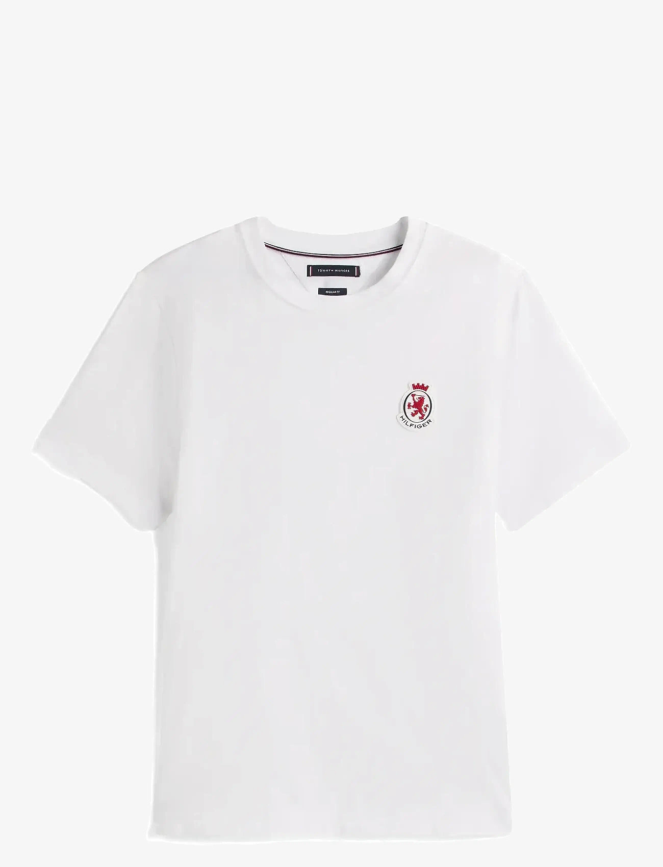 Tommy Hilfiger - RWB CREST  TEE - kortærmede t-shirts - white - 1