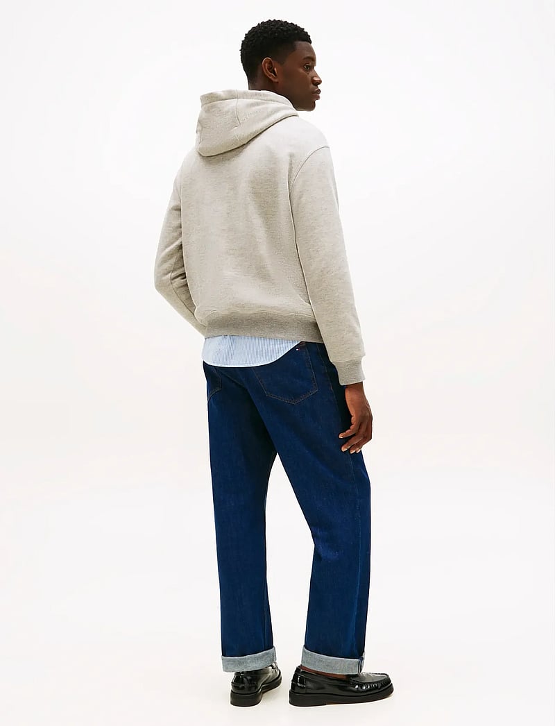 Tommy Hilfiger - CREST GRAPHIC HOODIE - kapuutsiga dressipluusid - light grey marbled heather - 3