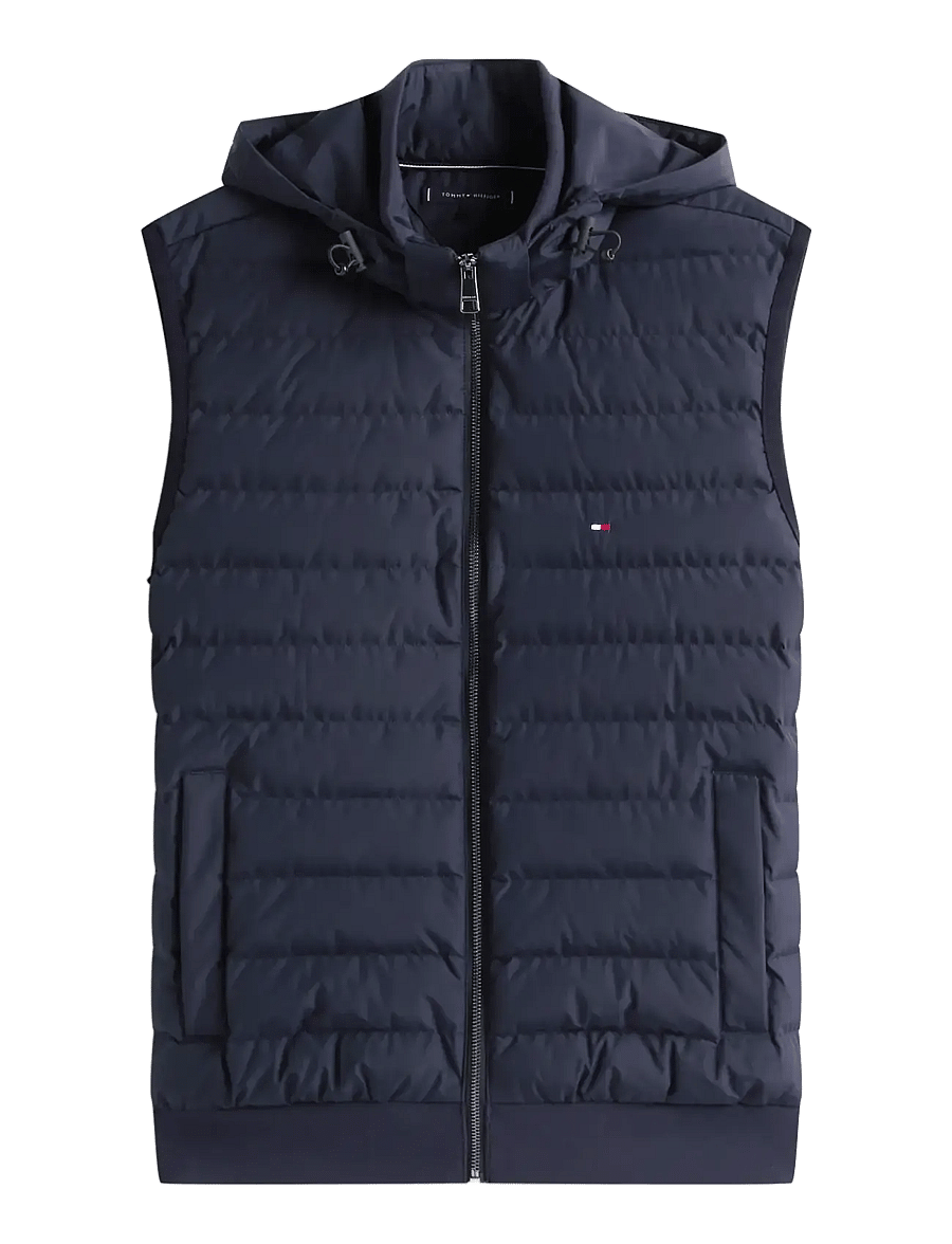 Tommy Hilfiger - MIX MEDIA GILET - vestid - desert sky - 1