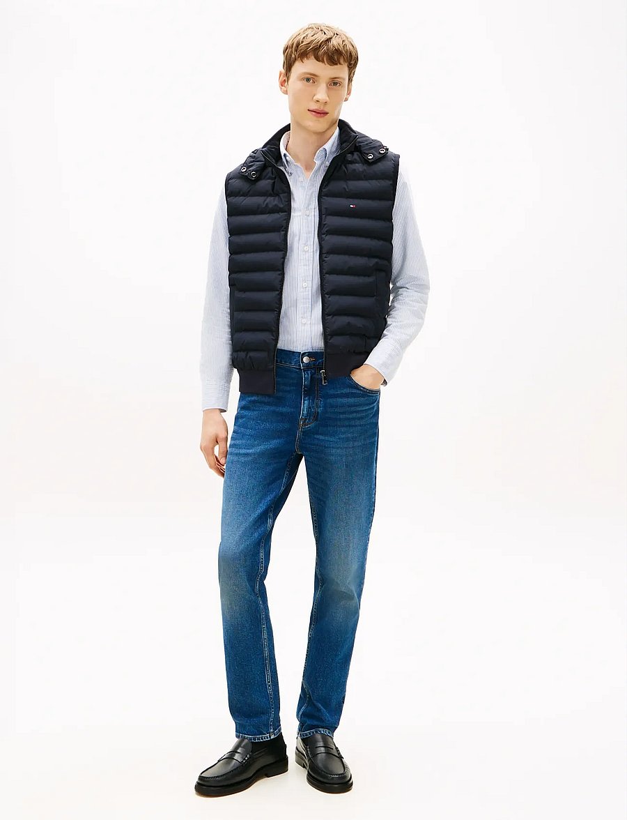 Tommy Hilfiger - MIX MEDIA GILET - vestid - desert sky - 3