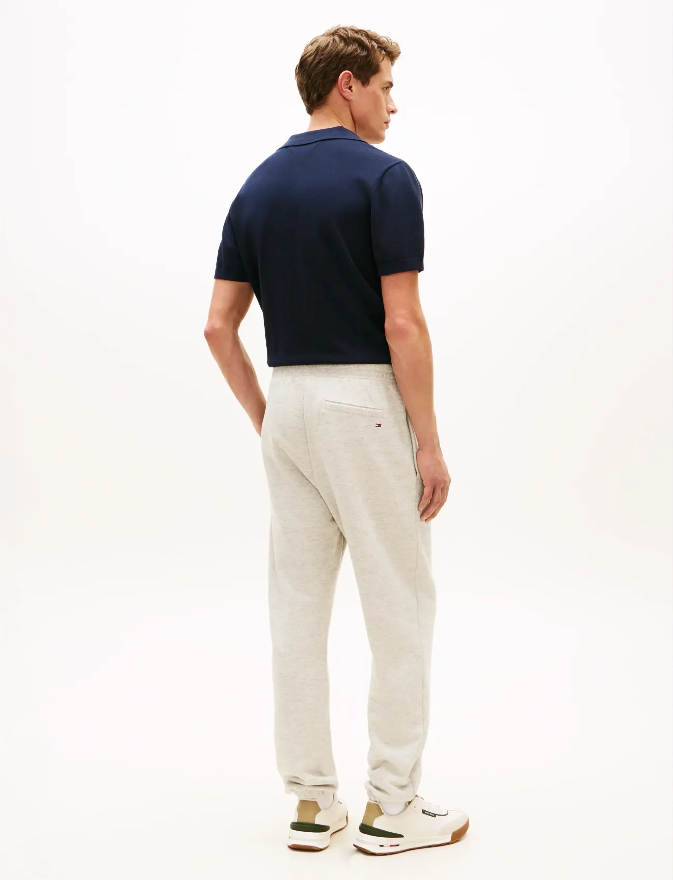 Tommy Hilfiger - CREST GRAPHIC SWEATPANT - nach anlass kaufen - light grey marbled heather - 3