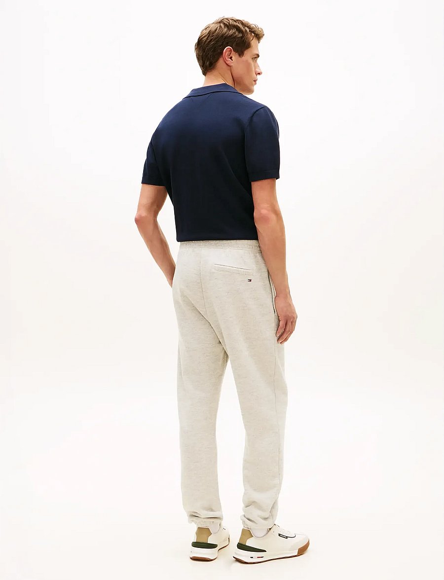 Tommy Hilfiger - CREST GRAPHIC SWEATPANT - shoppa efter tillfälle - light grey marbled heather - 3