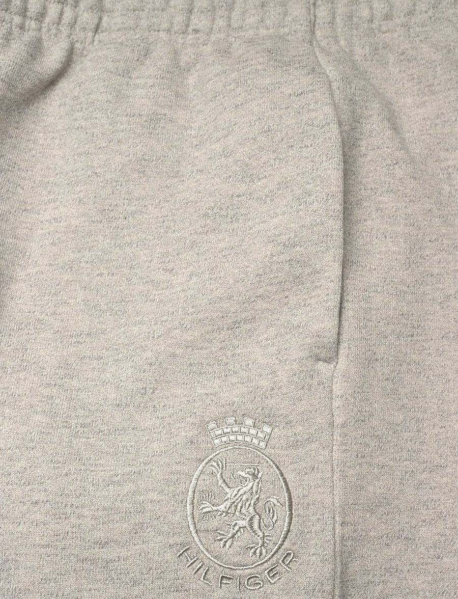 Tommy Hilfiger - CREST GRAPHIC SWEATPANT - shoppa efter tillfälle - light grey marbled heather - 5