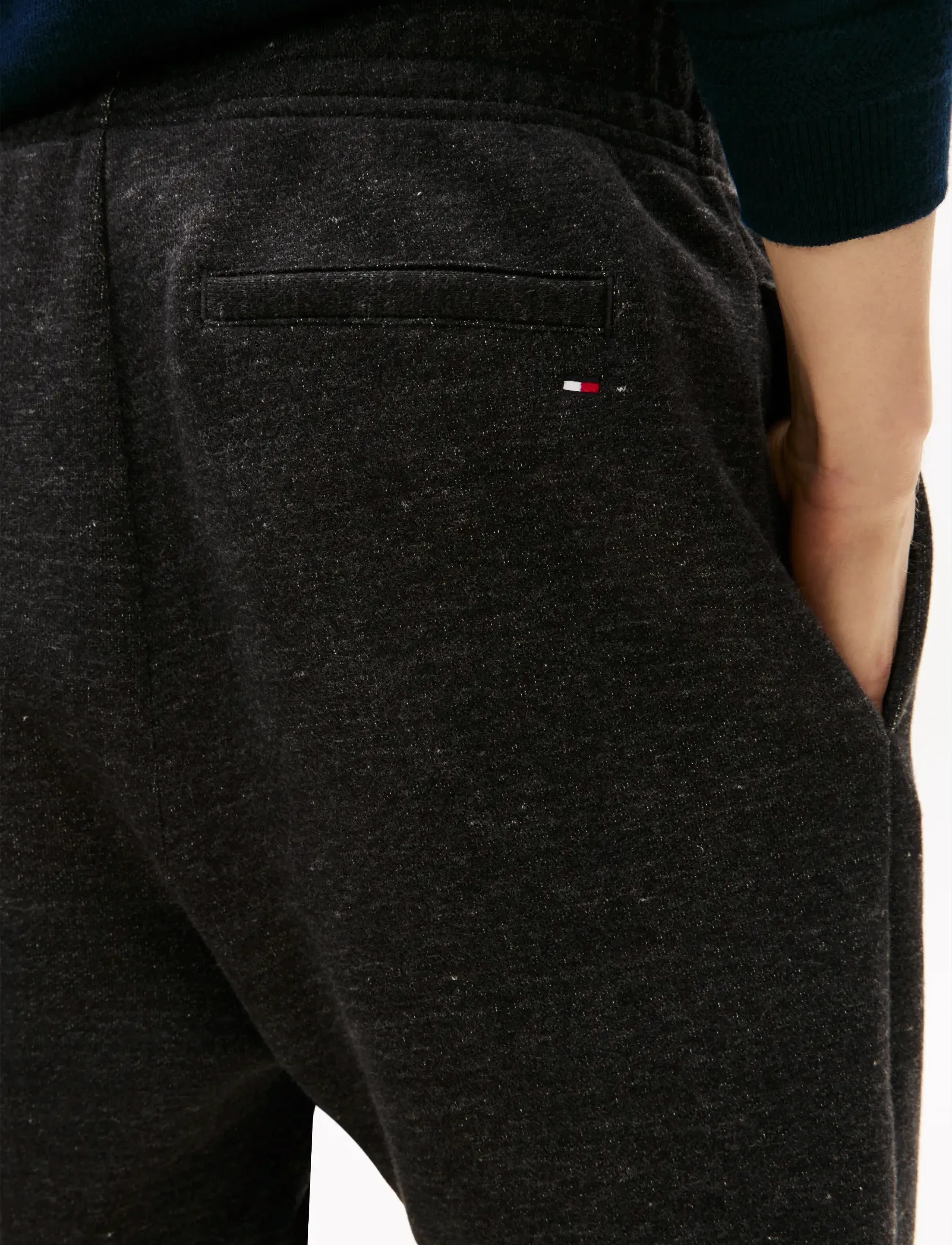 Tommy Hilfiger - CREST GRAPHIC SWEATPANT - mænd - dark grey marbled heather - 3