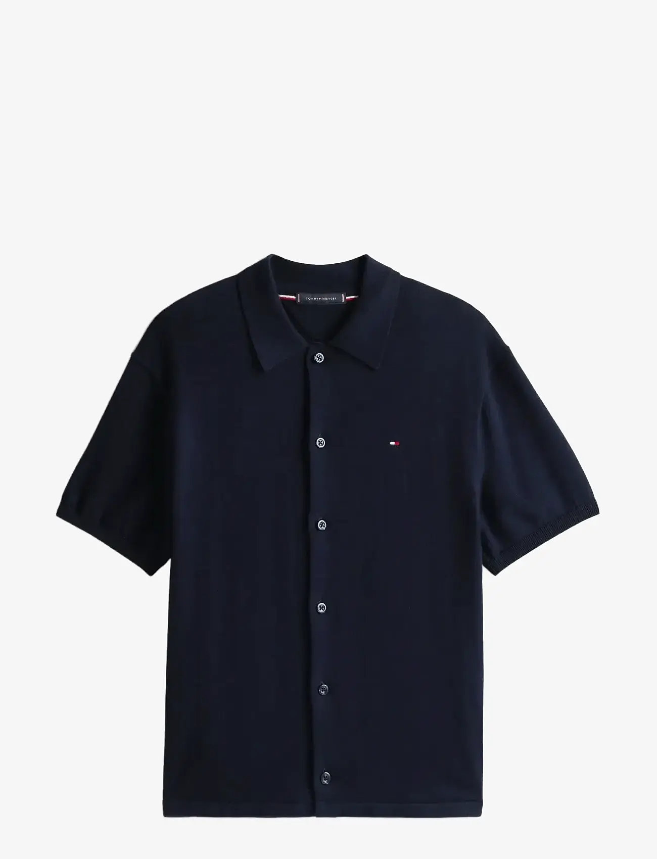 Tommy Hilfiger - ESSENTIAL COTTON SS OVER SHIRT - basic skjorter - desert sky - 1