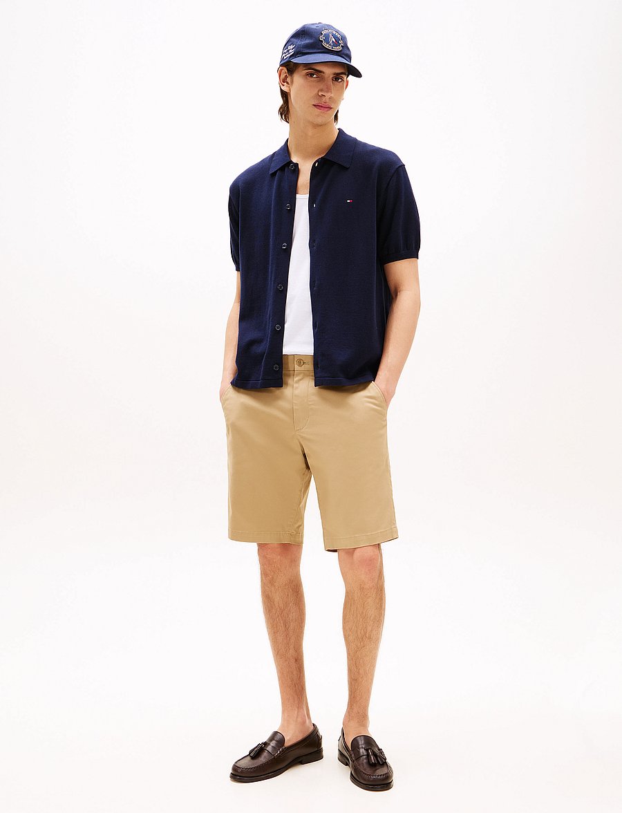 Tommy Hilfiger - ESSENTIAL COTTON SS OVER SHIRT - kortærmede skjorter - desert sky - 5