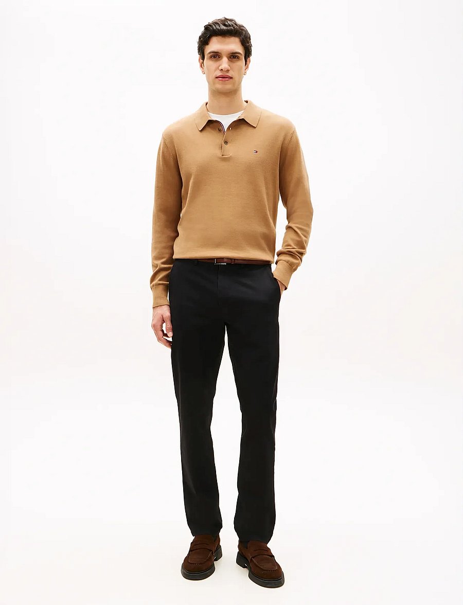 Tommy Hilfiger - DENTON ESSENTIAL TWILL - chinos - black - 3