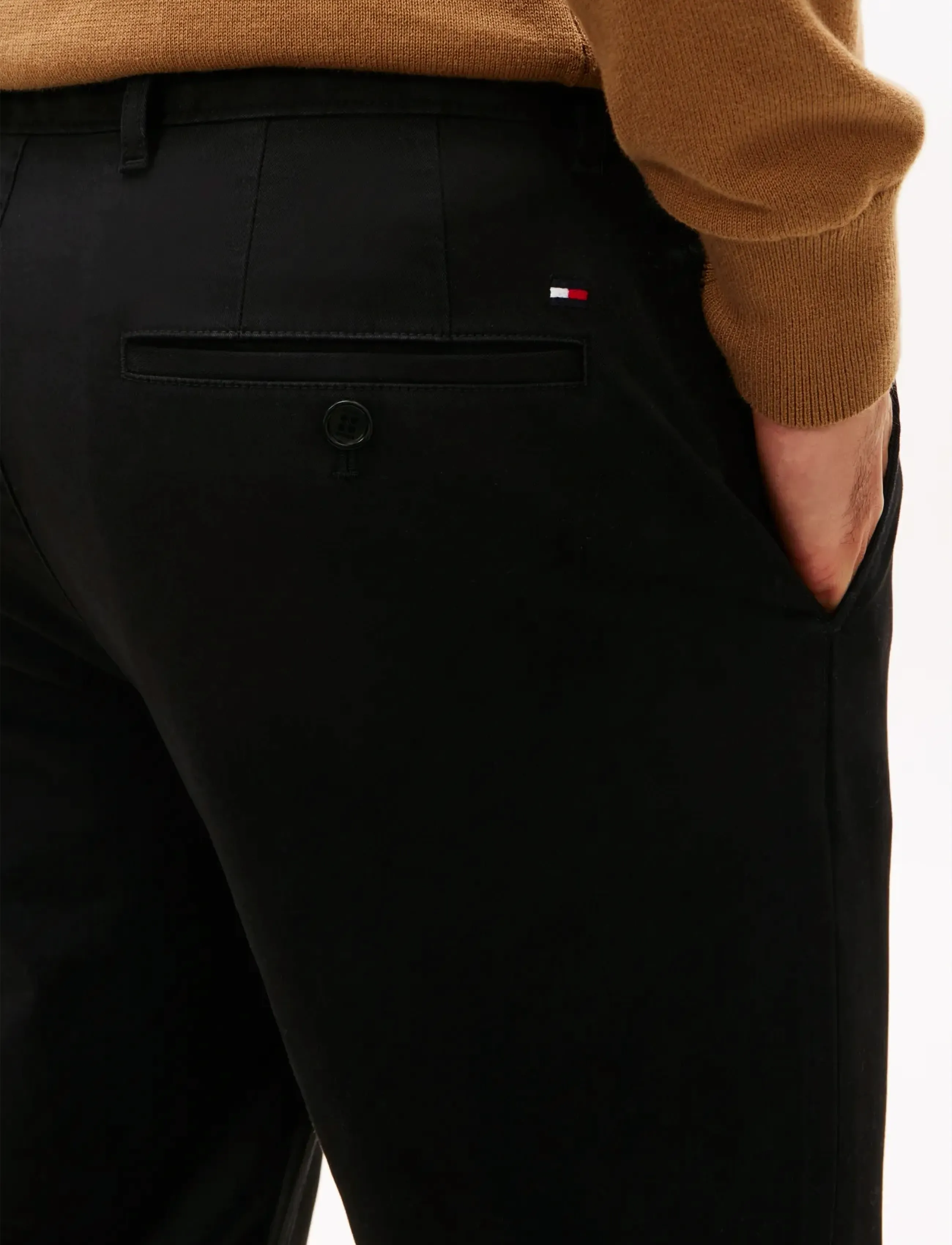 Tommy Hilfiger - DENTON ESSENTIAL TWILL - chinos - black - 4
