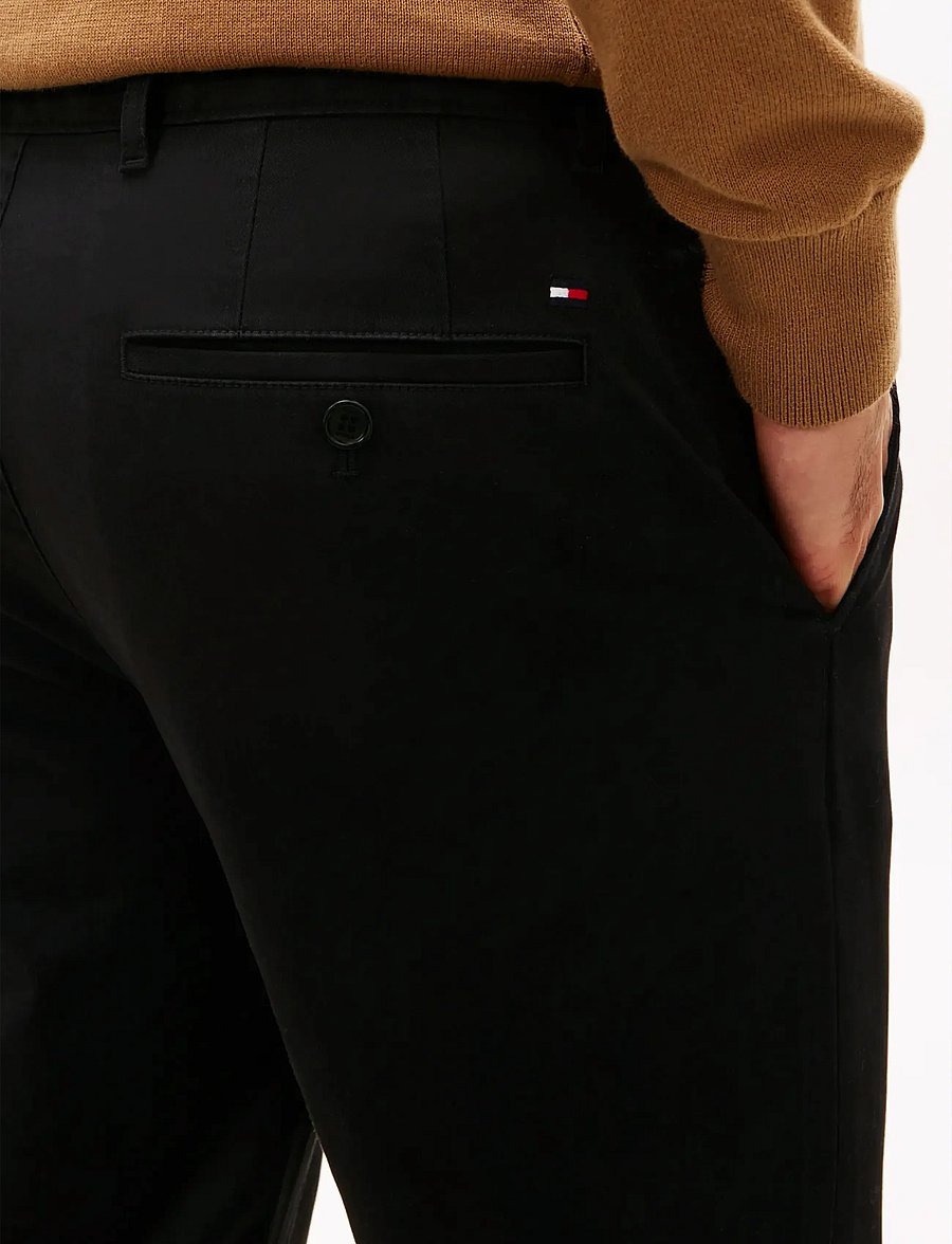 Tommy Hilfiger - DENTON ESSENTIAL TWILL - chinos - black - 4