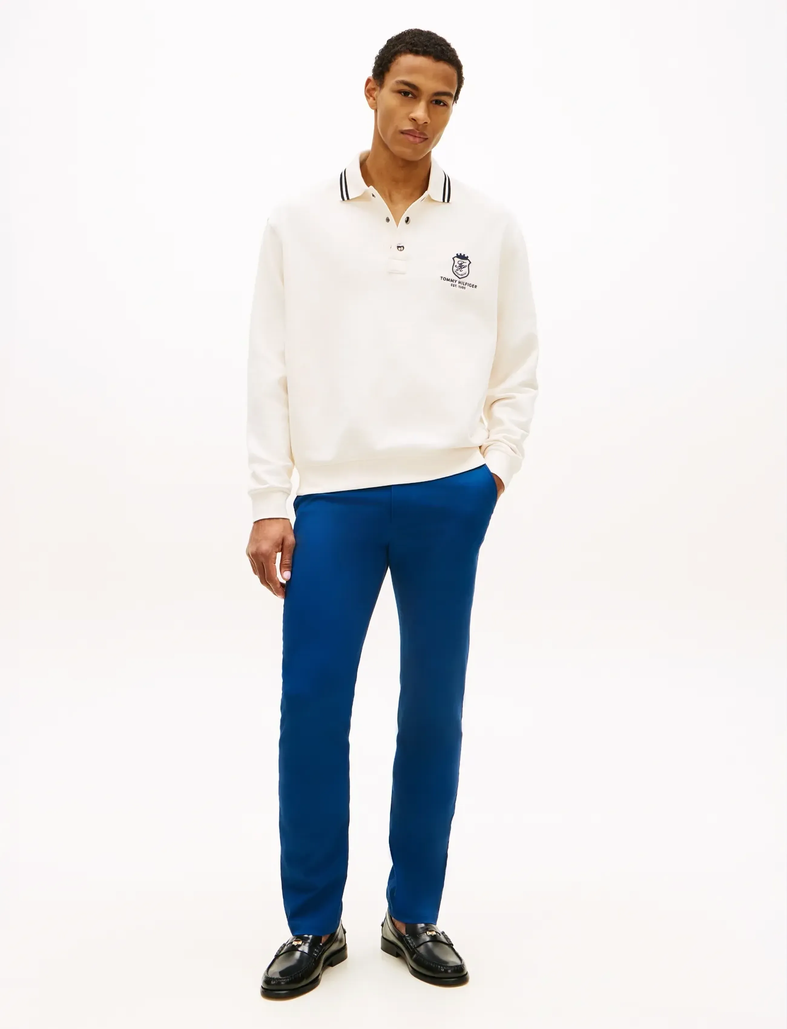 Tommy Hilfiger - DENTON ESSENTIAL TWILL - chino püksid - blue jean - 3