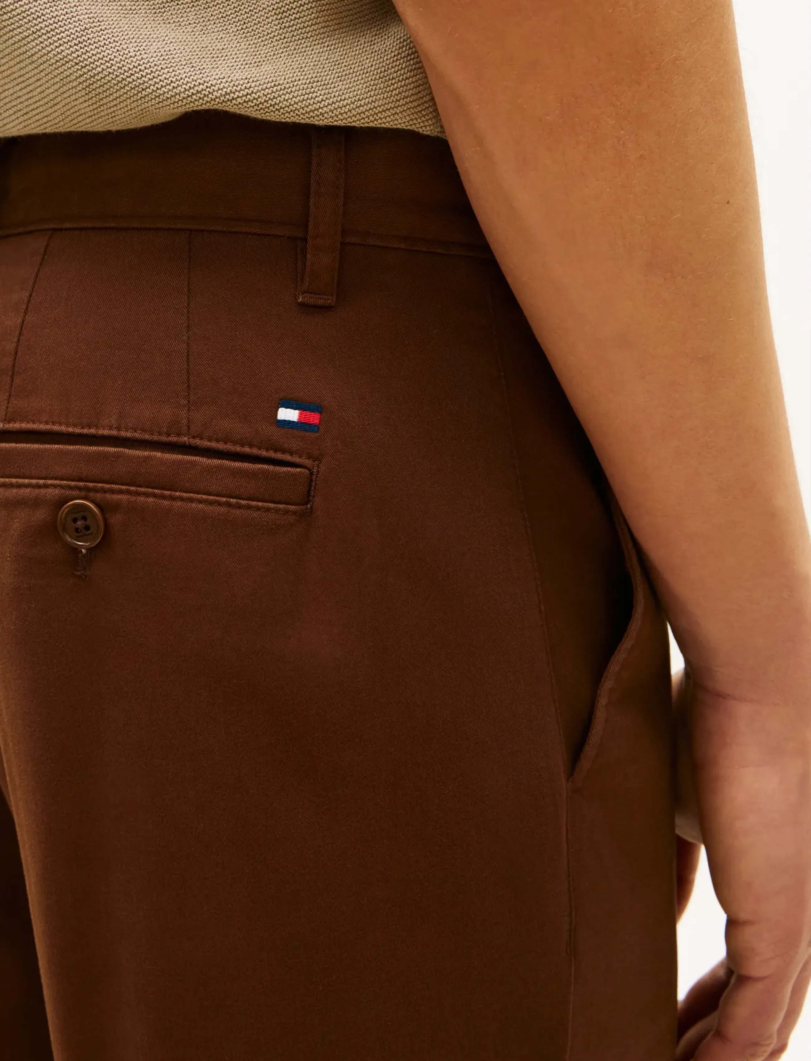 Tommy Hilfiger - DENTON ESSENTIAL TWILL - chino-buxur - legacy brown - 4