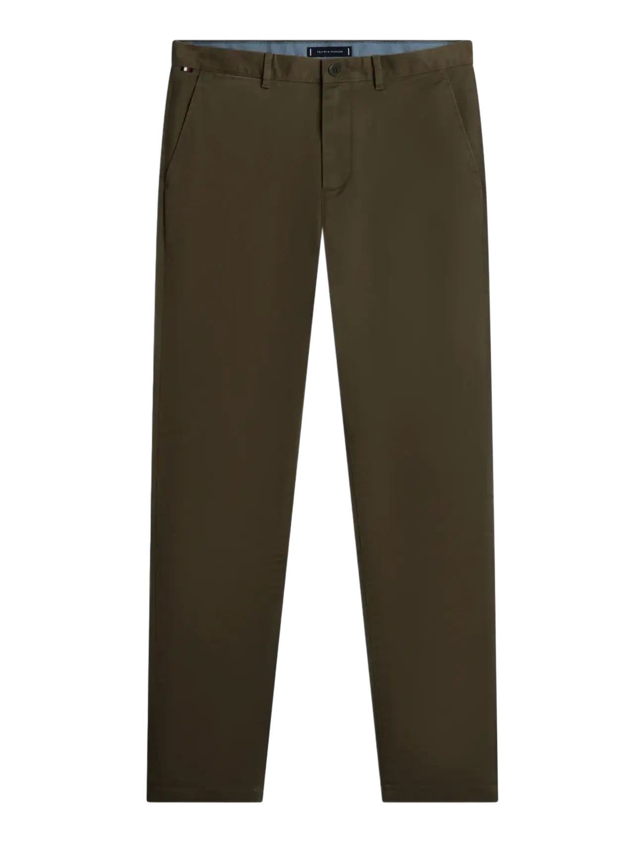 Tommy Hilfiger - DENTON ESSENTIAL TWILL - chino-püksid - platinum olive - 1