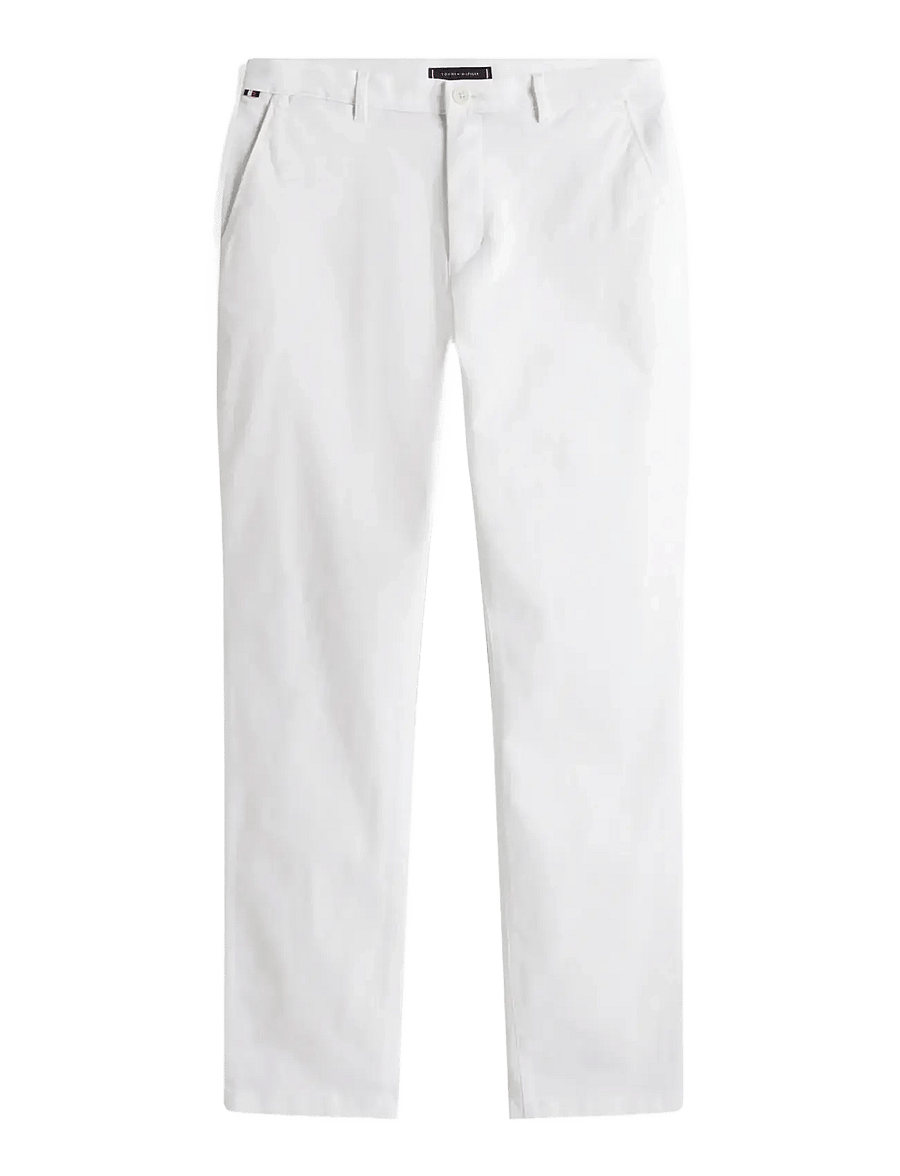 Tommy Hilfiger - DENTON ESSENTIAL TWILL - chino-püksid - th optic white - 1
