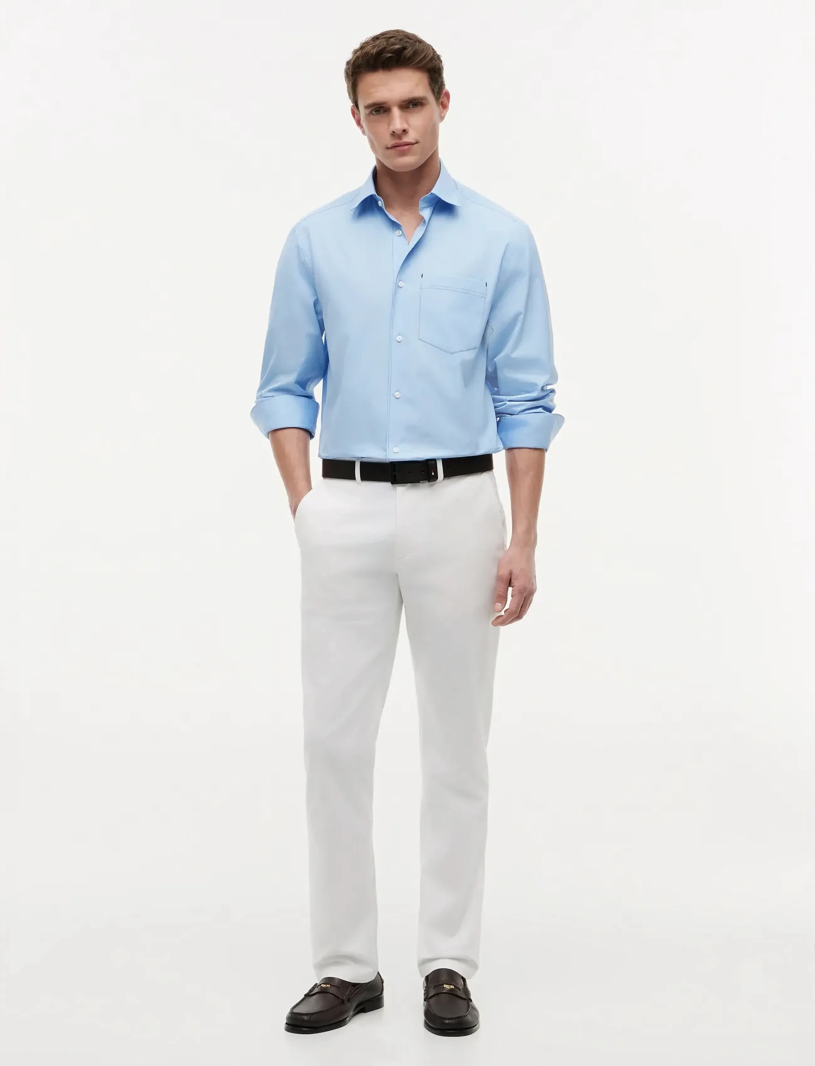 Tommy Hilfiger - DENTON ESSENTIAL TWILL - chinos - th optic white - 3