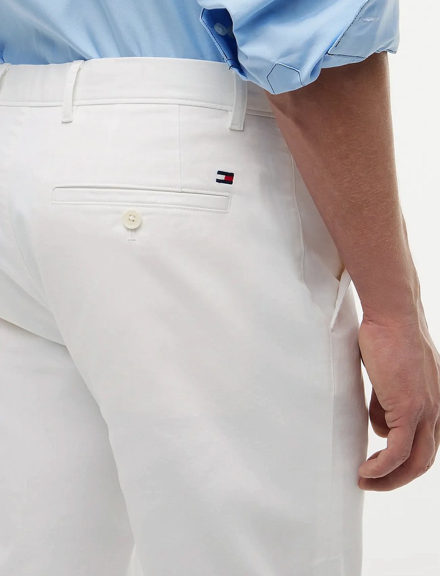 Tommy Hilfiger - DENTON ESSENTIAL TWILL - chino-püksid - th optic white - 4