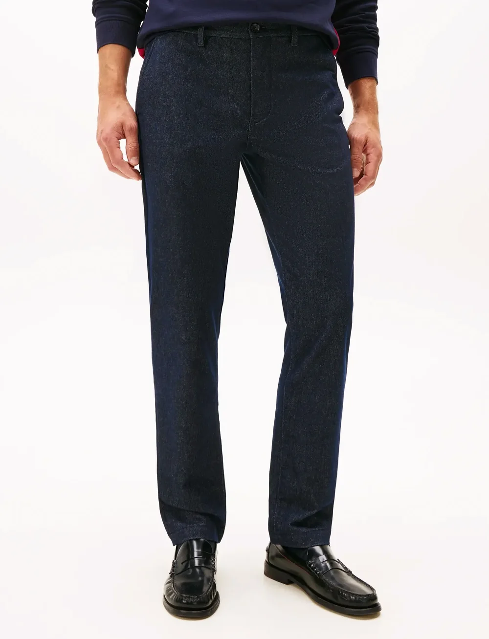 Tommy Hilfiger - DENTON BRUSHED MARL - chinos - desert sky - 4