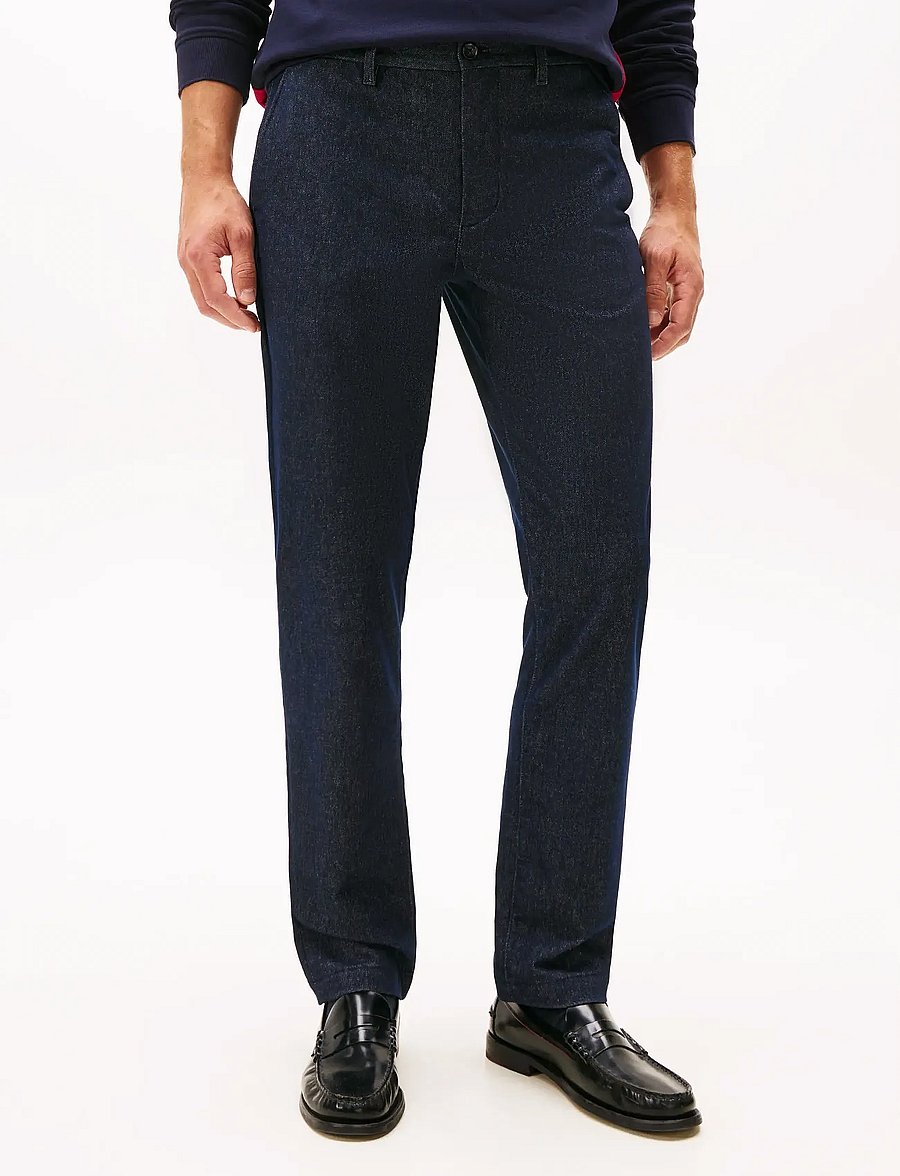 Tommy Hilfiger - DENTON BRUSHED MARL - chinos - desert sky - 4