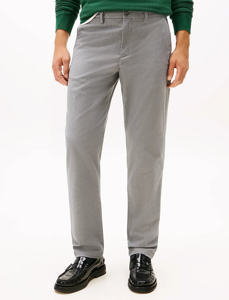 Tommy Hilfiger - DENTON BRUSHED MARL - chinos - hydrogen grey - 4