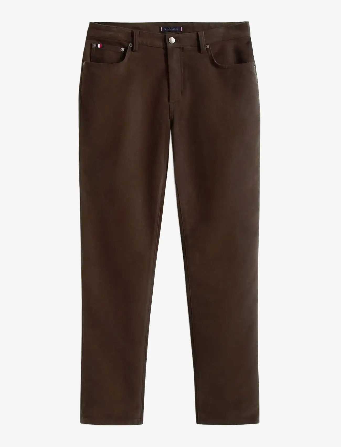 Tommy Hilfiger - DENTON 5PKT MOLESKIN - casual trousers - dark brown - 1