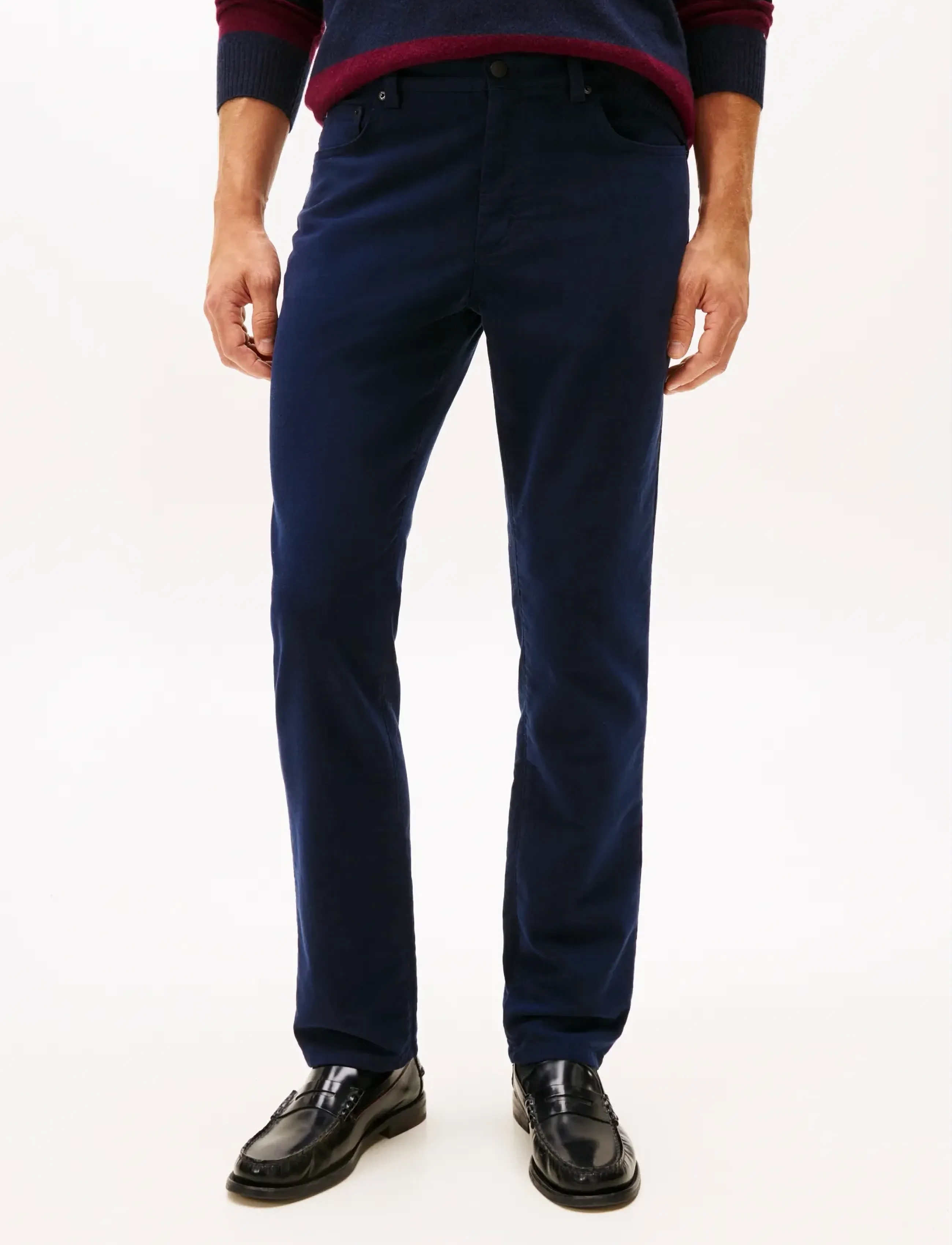 Tommy Hilfiger DENTON 5PKT MOLESKIN - Pakkumised - DARK NIGHT NAVY / navy