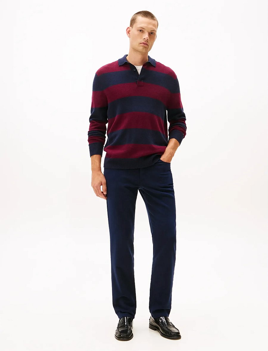 Tommy Hilfiger - DENTON 5PKT MOLESKIN - vabaaja püksid - dark night navy - 2