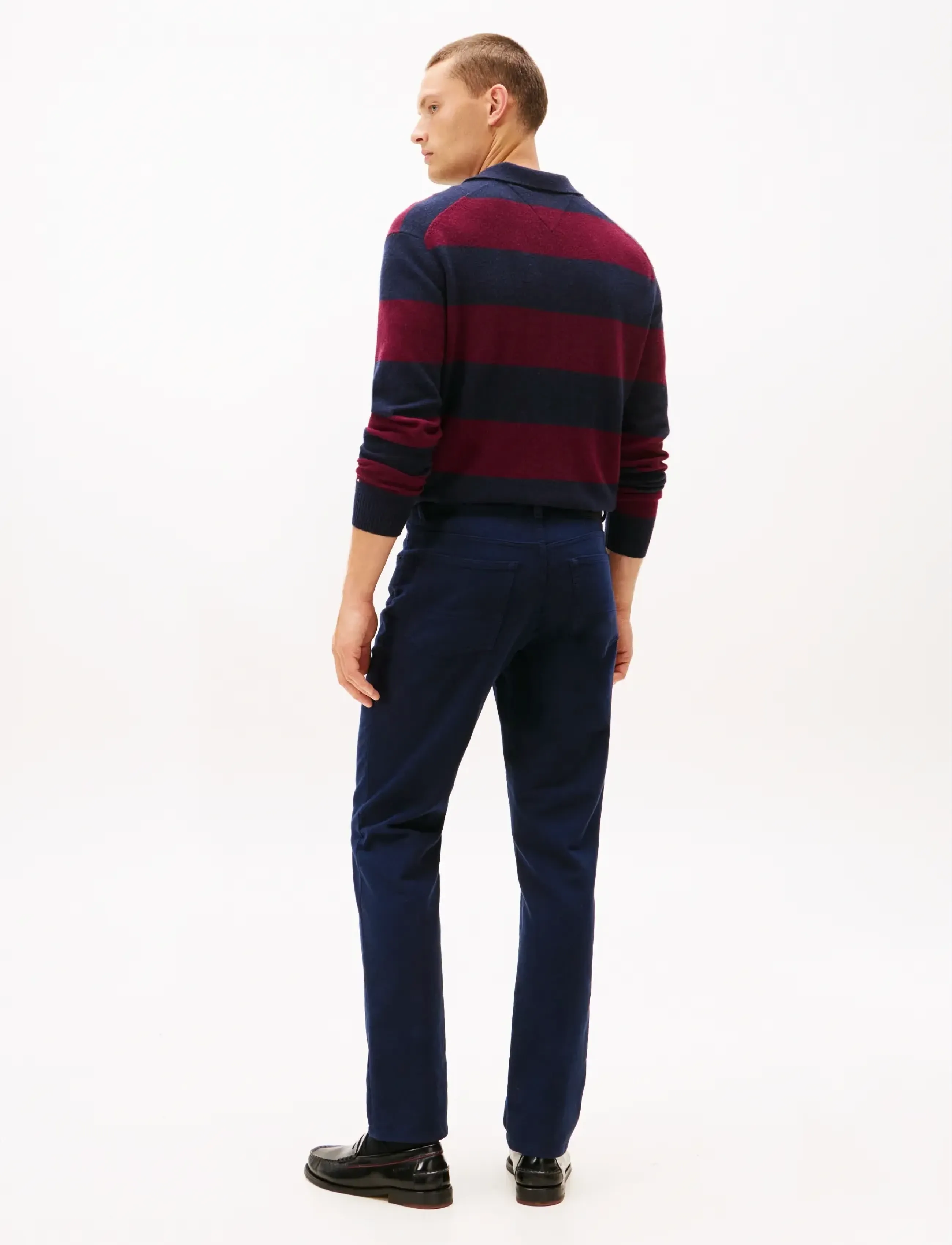 Tommy Hilfiger - DENTON 5PKT MOLESKIN - casual trousers - dark night navy - 3
