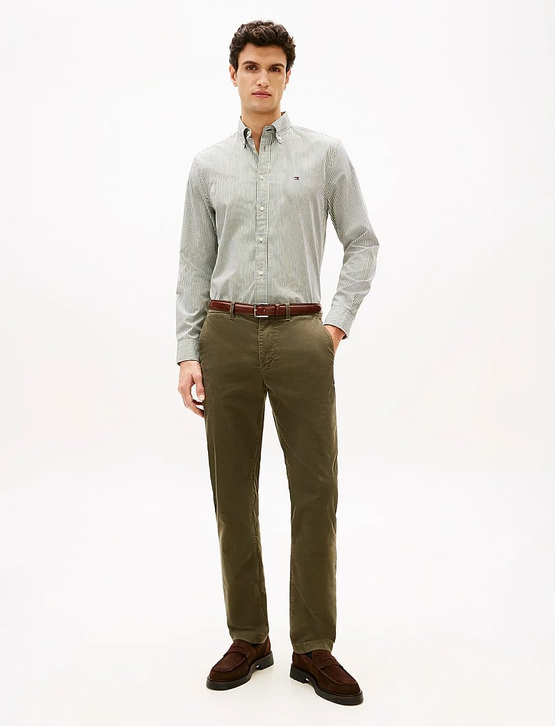 Tommy Hilfiger - DENTON PD CORDUROY - chinos - battle green - 4