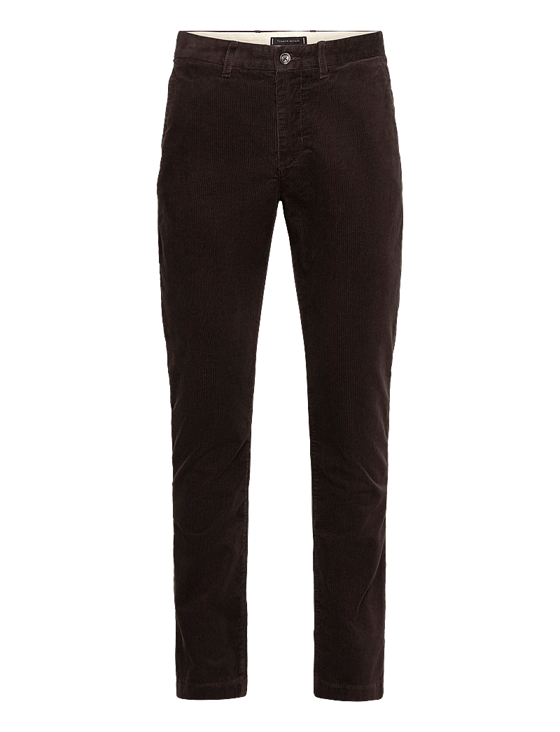 Tommy Hilfiger - DENTON PD CORDUROY - chinos - dark brown cord - 1