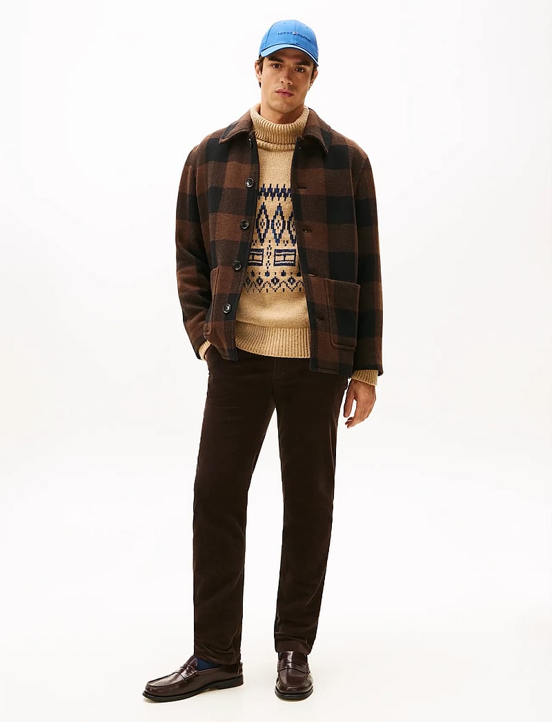 Tommy Hilfiger - DENTON PD CORDUROY - chinos - dark brown cord - 0