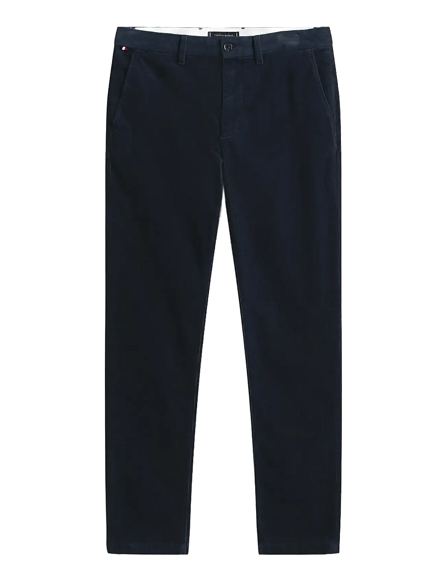 Tommy Hilfiger - DENTON PD CORDUROY - chinos - dark night navy cord - 1